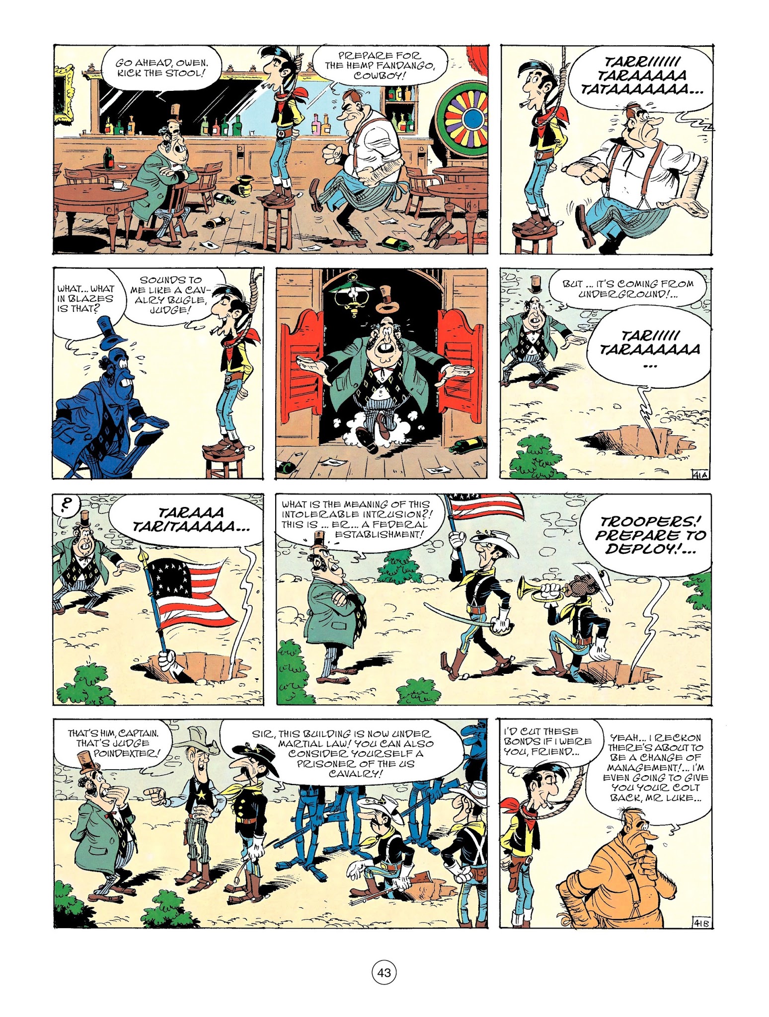 Read online A Lucky Luke Adventure comic -  Issue #58 - 43