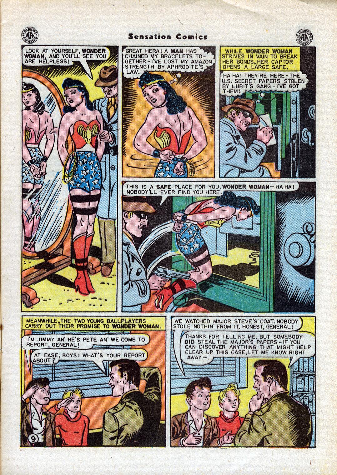 Read online Sensation (Mystery) Comics comic -  Issue #44 - 11