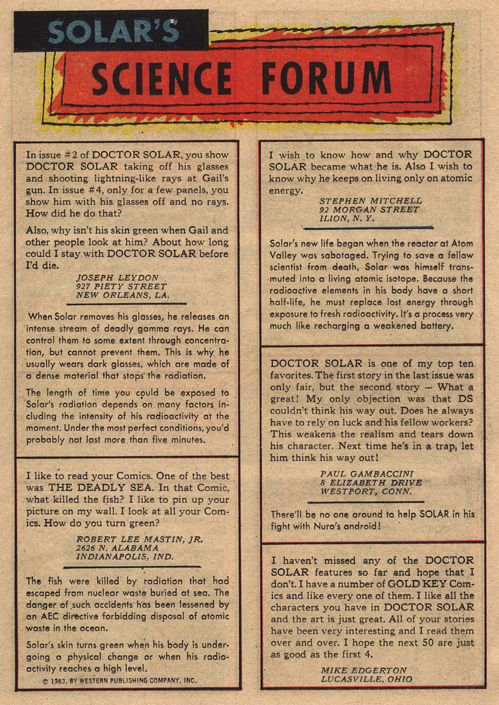 Read online Doctor Solar, Man of the Atom (1962) comic -  Issue #6 - 17