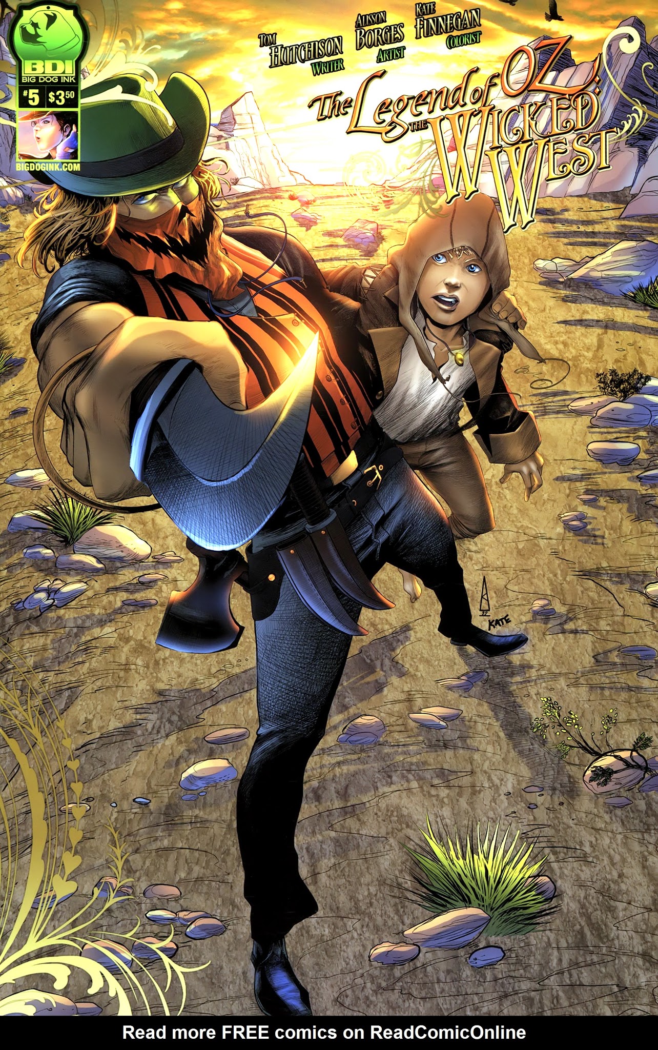 Read online Legend of Oz: The Wicked West comic -  Issue #5 - 1