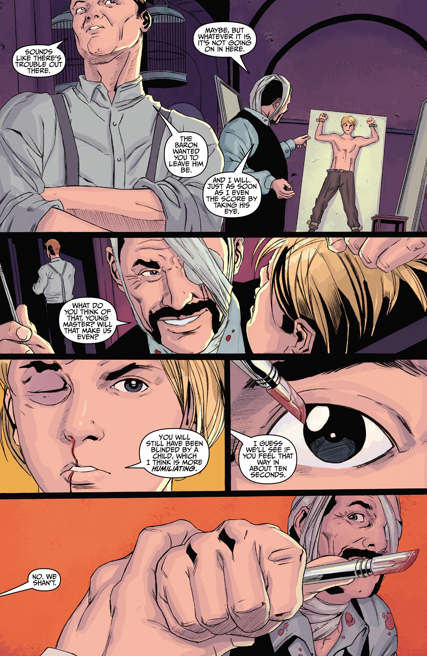 Read online Sherlock Holmes: Moriarty Lives comic -  Issue #5 - 8