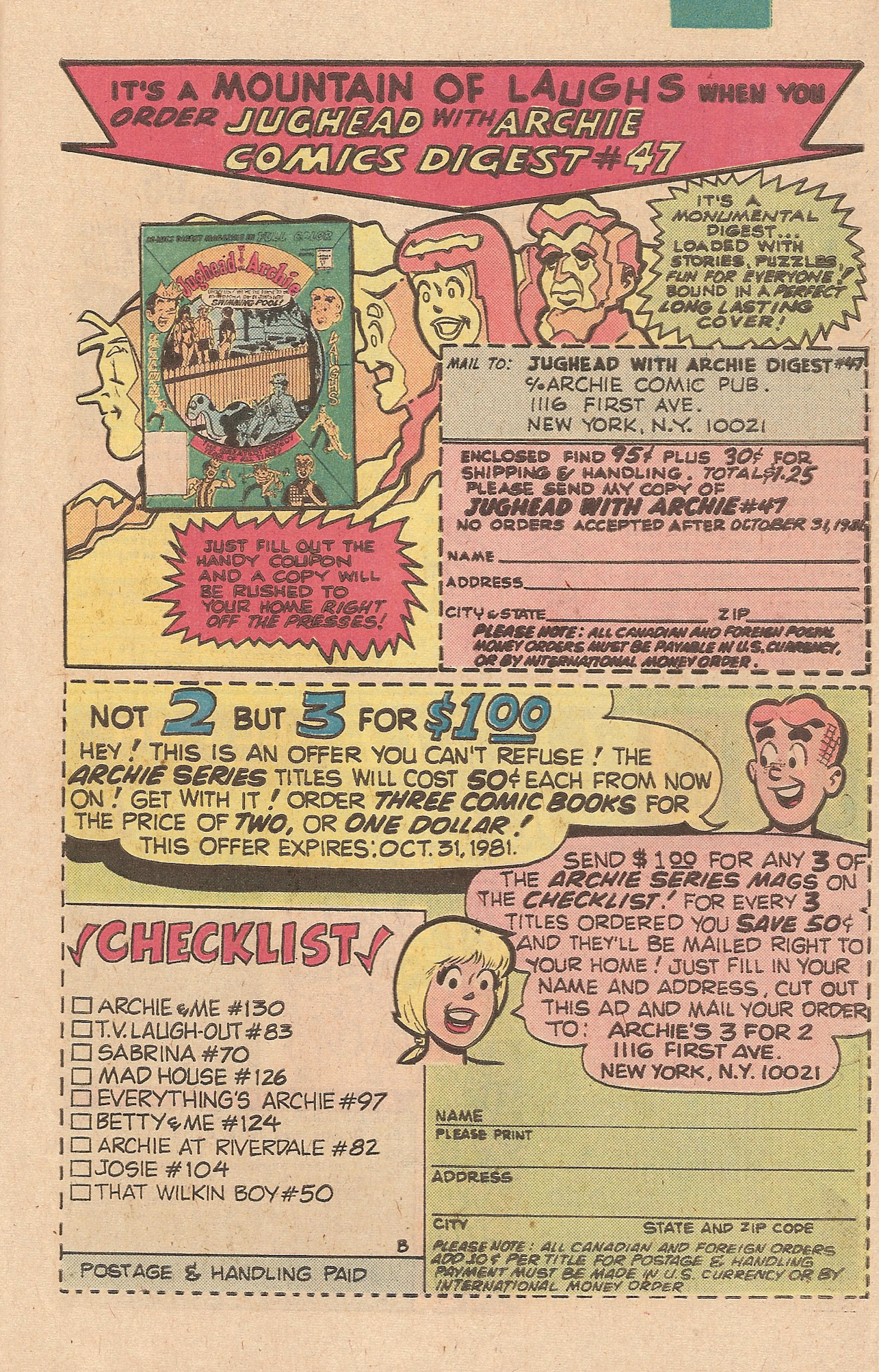 Read online Jughead (1965) comic -  Issue #317 - 27