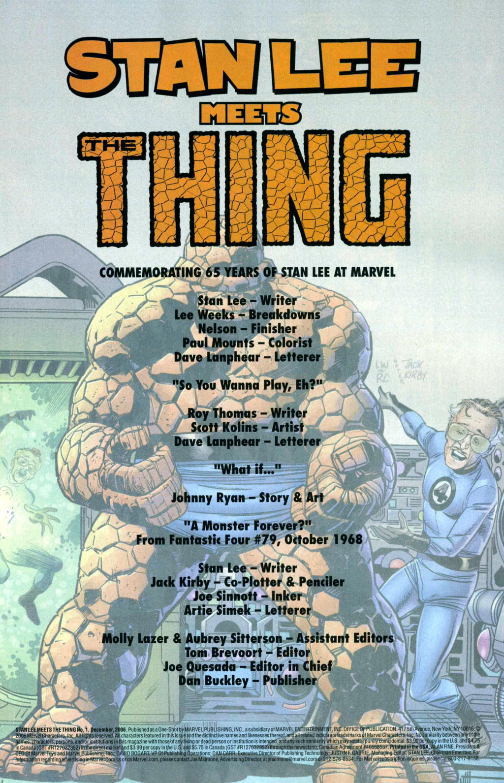 Read online Stan Lee Meets the Thing comic -  Issue # Full - 2