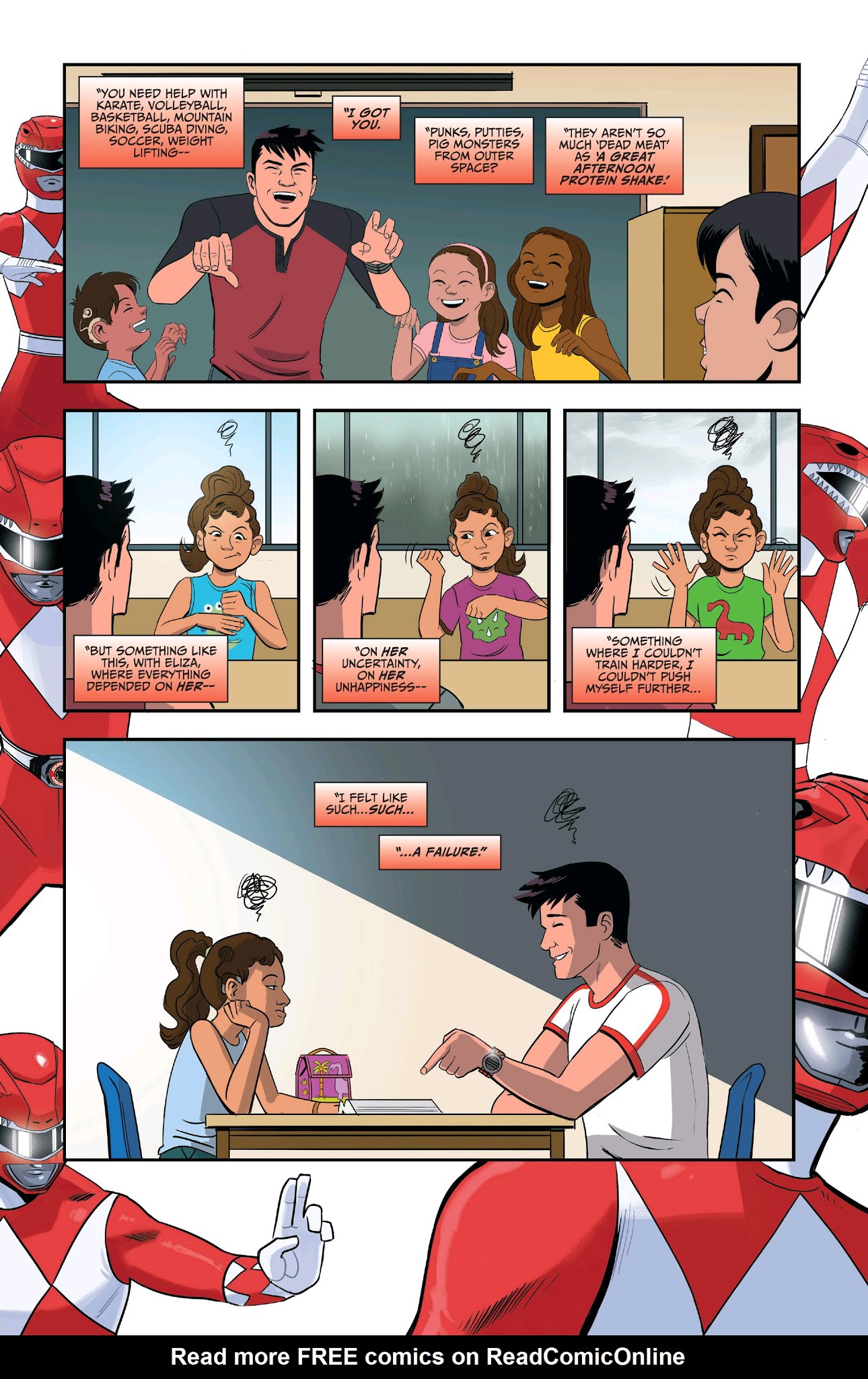 Read online Saban's Go Go Power Rangers: Back To School comic -  Issue # Full - 6