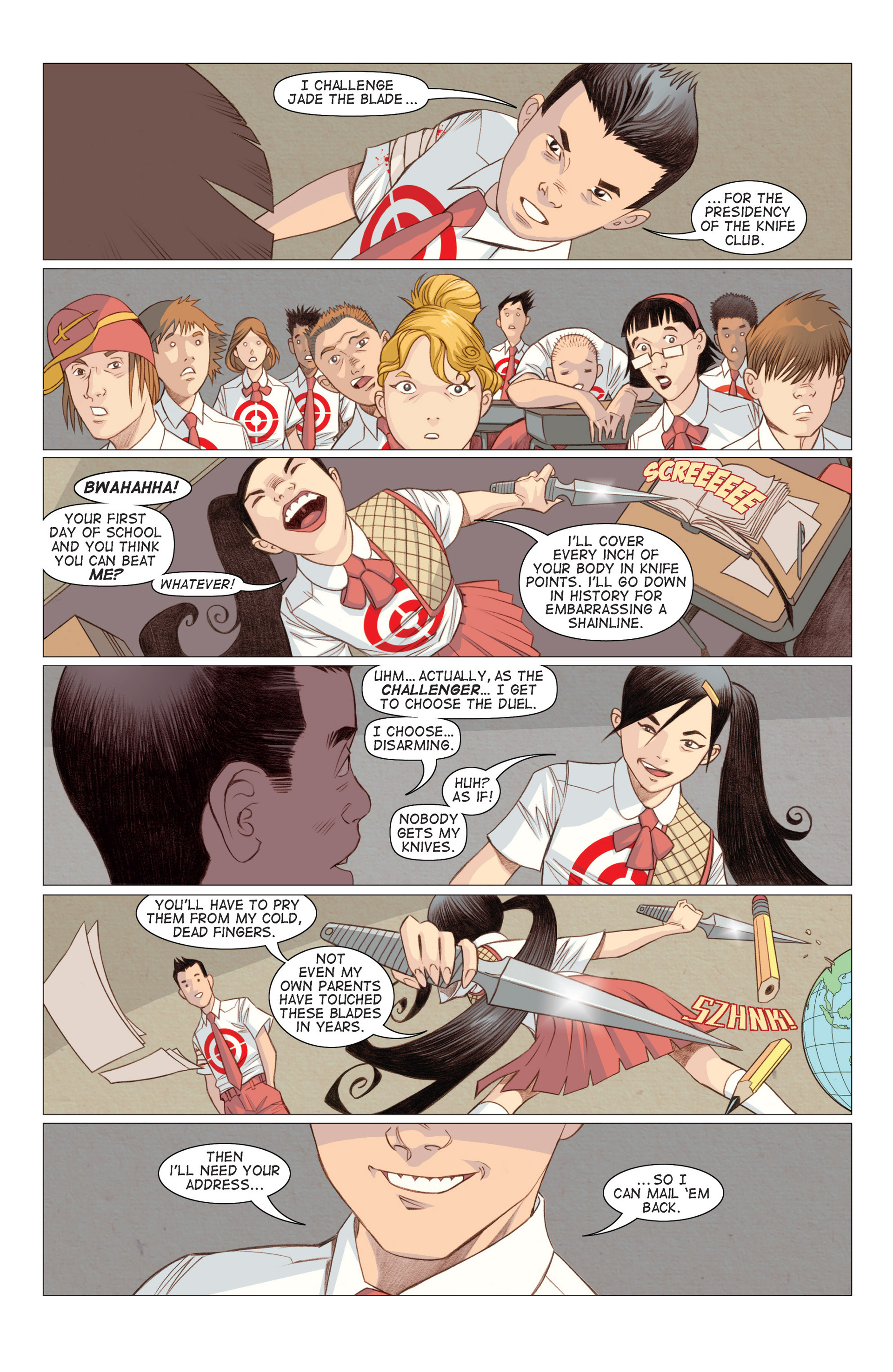 Read online Five Weapons comic -  Issue #1 - 21