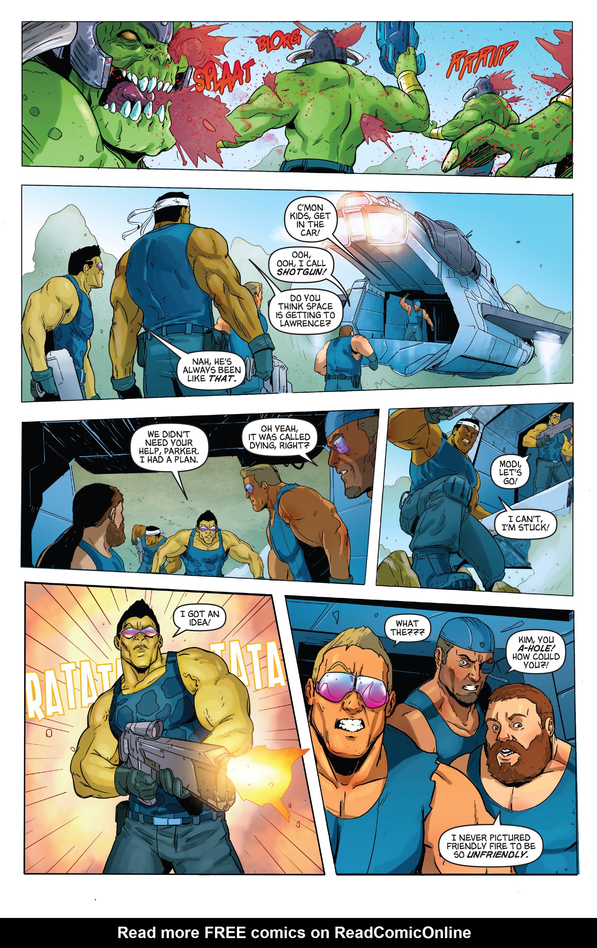 Read online Aliens vs. Parker comic -  Issue # _TPB - 9