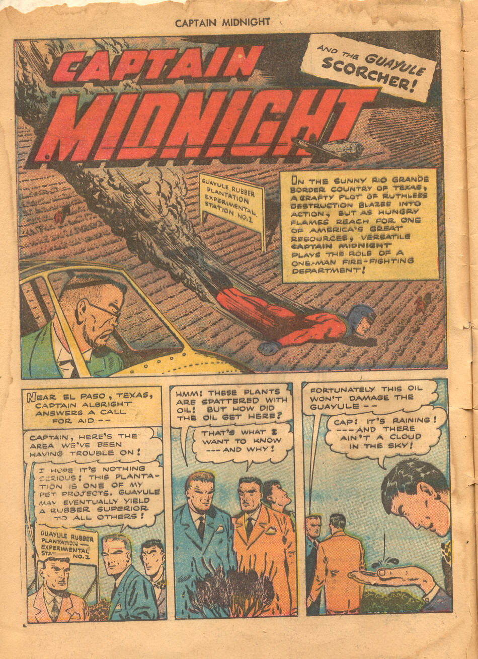 Read online Captain Midnight (1942) comic -  Issue #23 - 4