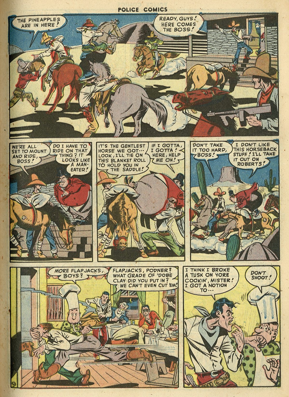 Read online Police Comics comic -  Issue #71 - 11