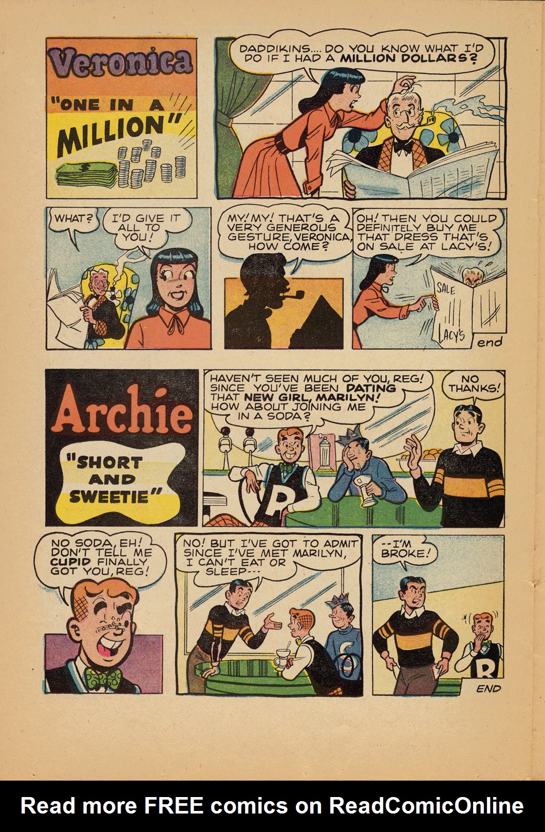 Read online Archie's Girls Betty and Veronica comic -  Issue #20 - 21
