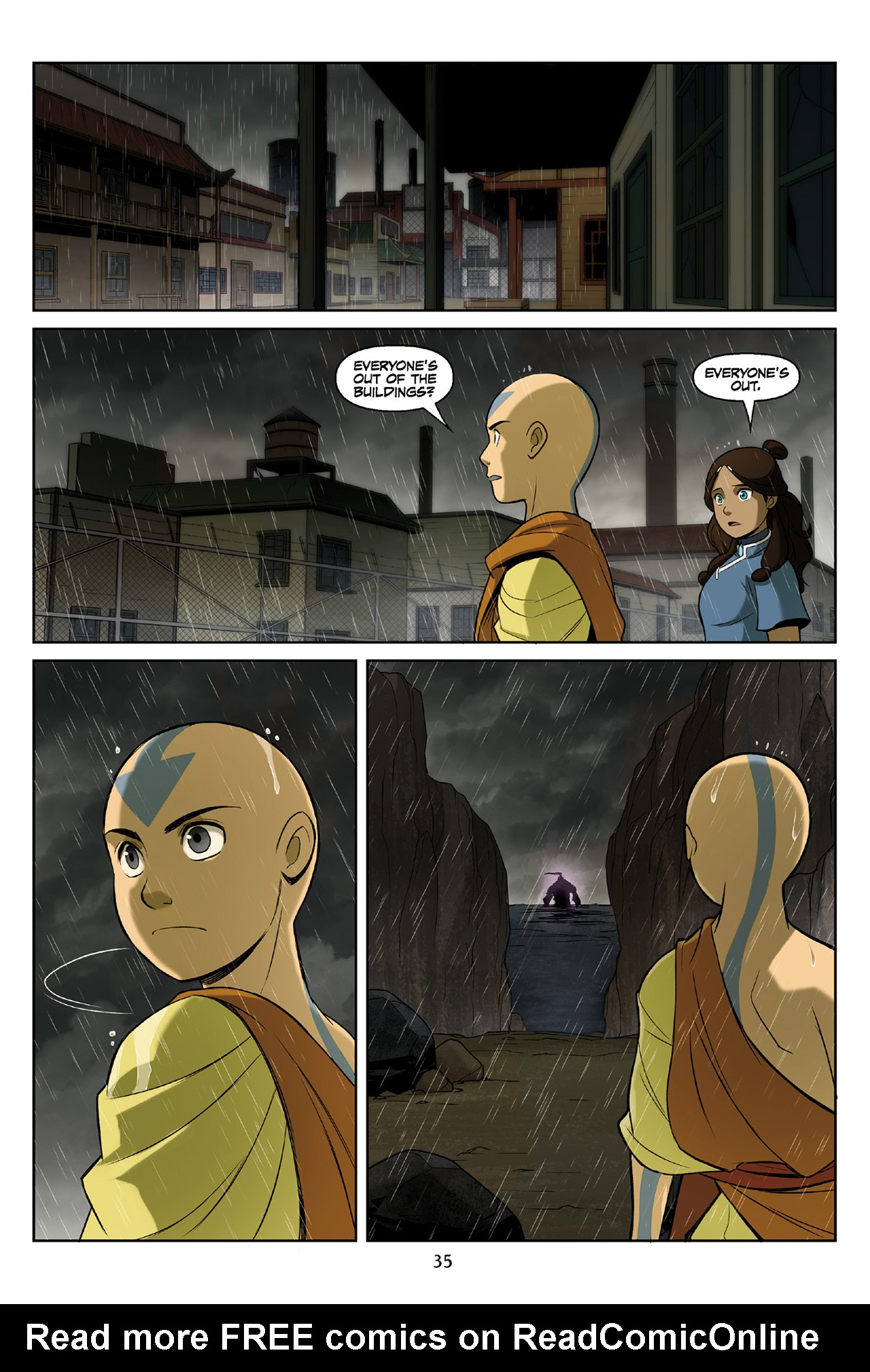 Read online Nickelodeon Avatar: The Last Airbender - The Rift comic -  Issue # Part 3 - 36