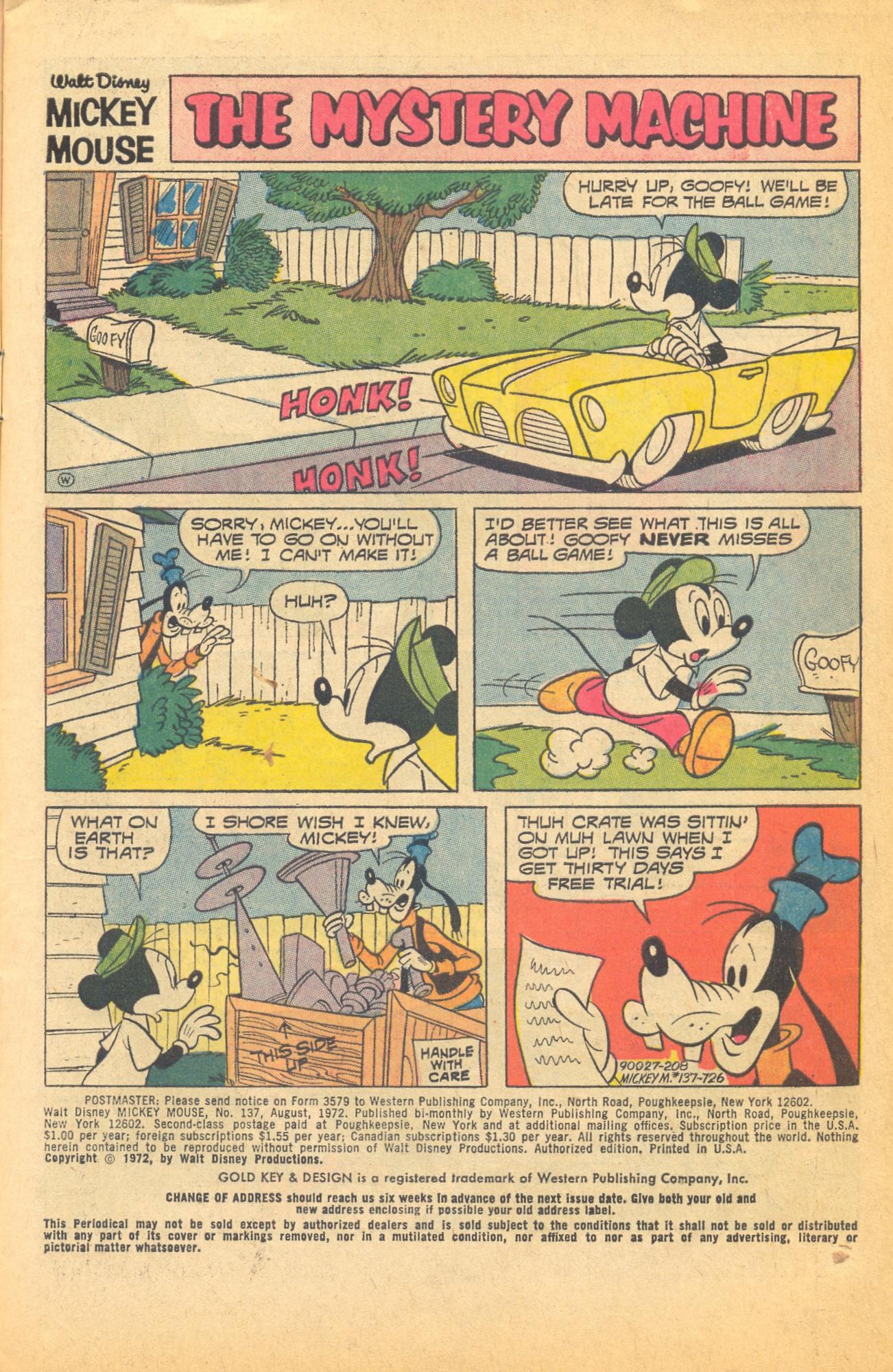 Read online Walt Disney's Mickey Mouse comic -  Issue #137 - 3