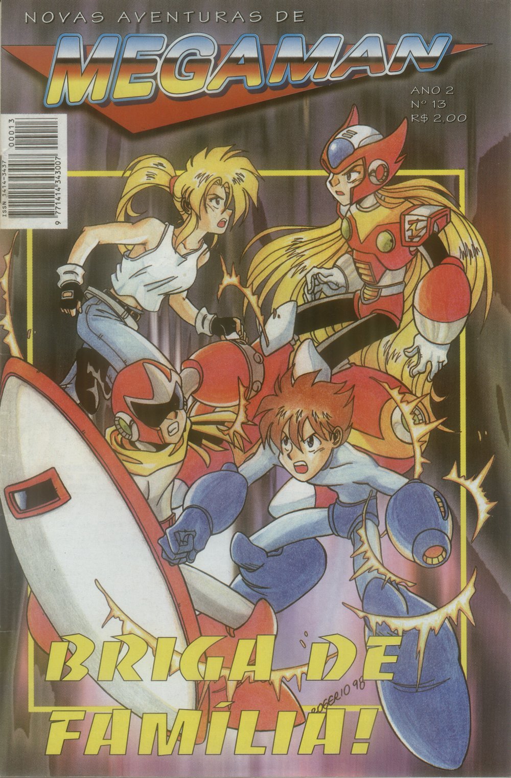 Read online Novas Aventuras de Megaman comic -  Issue #13 - 1