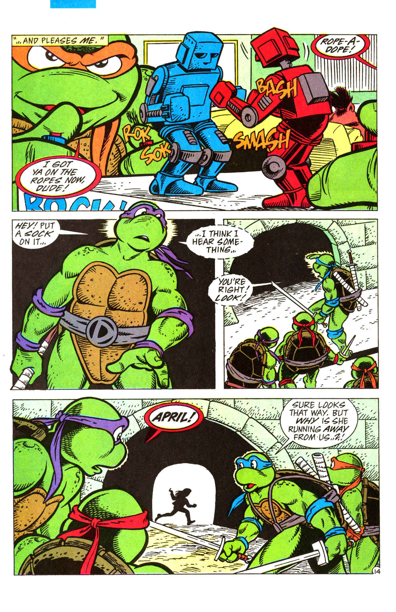 Read online Teenage Mutant Ninja Turtles Adventures (1989) comic -  Issue #51 - 16