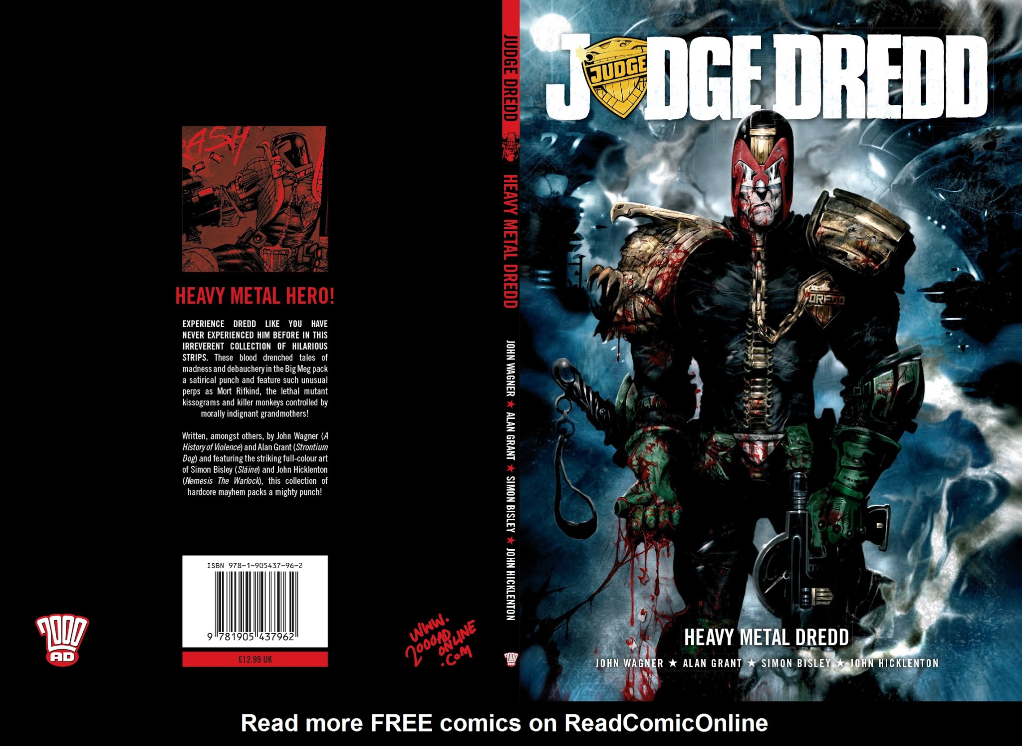 Read online Judge Dredd [Collections - Rebellion] comic -  Issue # TPB Judge Dredd - Heavy Metal Dredd - 1