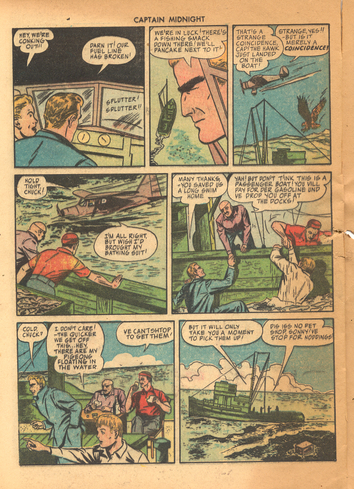 Read online Captain Midnight (1942) comic -  Issue #22 - 28