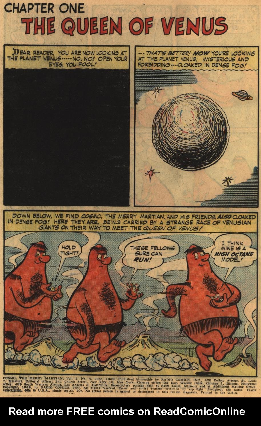 Read online Cosmo the Merry Martian comic -  Issue #4 - 3