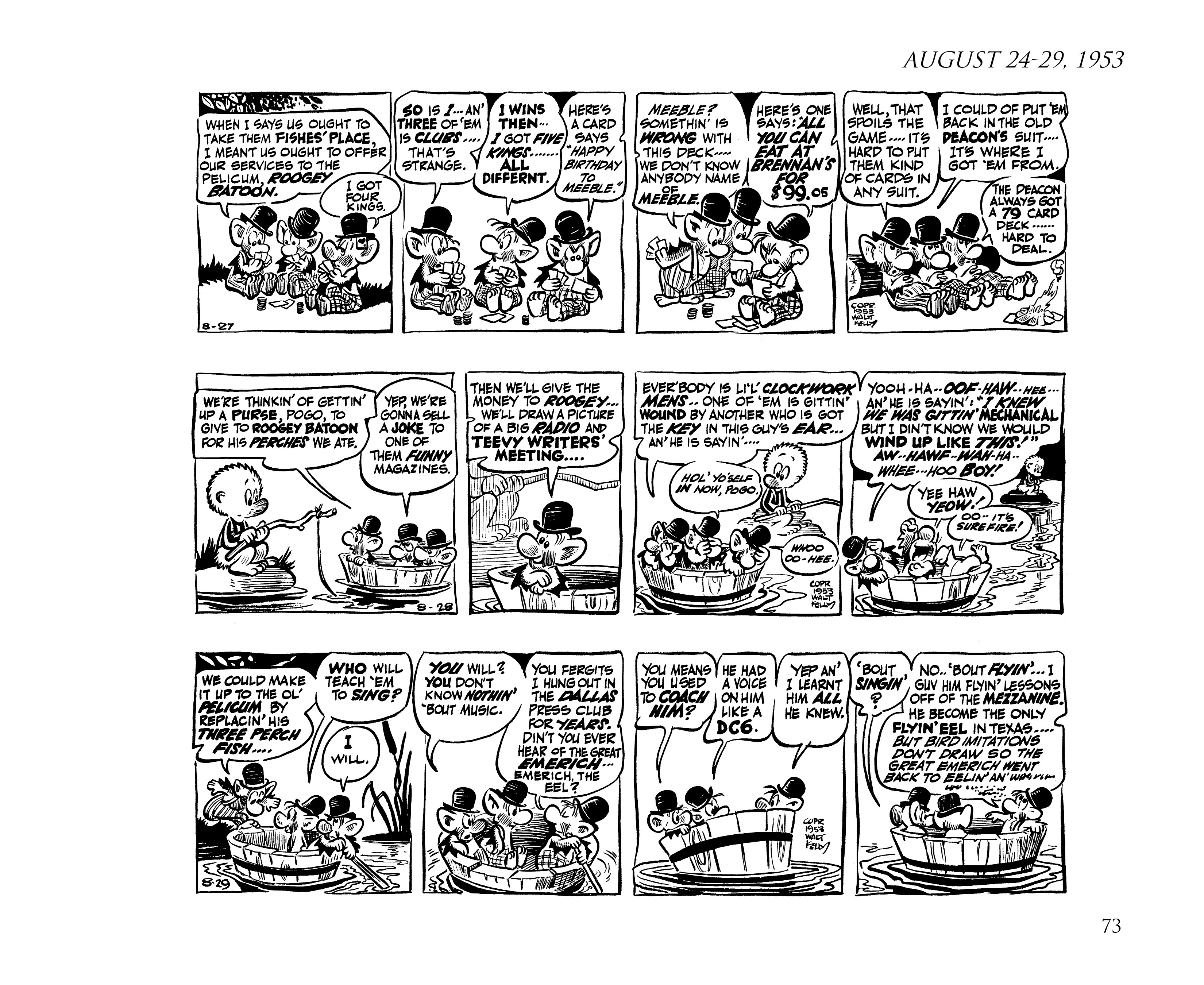 Read online Pogo by Walt Kelly: The Complete Syndicated Comic Strips comic -  Issue # TPB 3 (Part 1) - 85