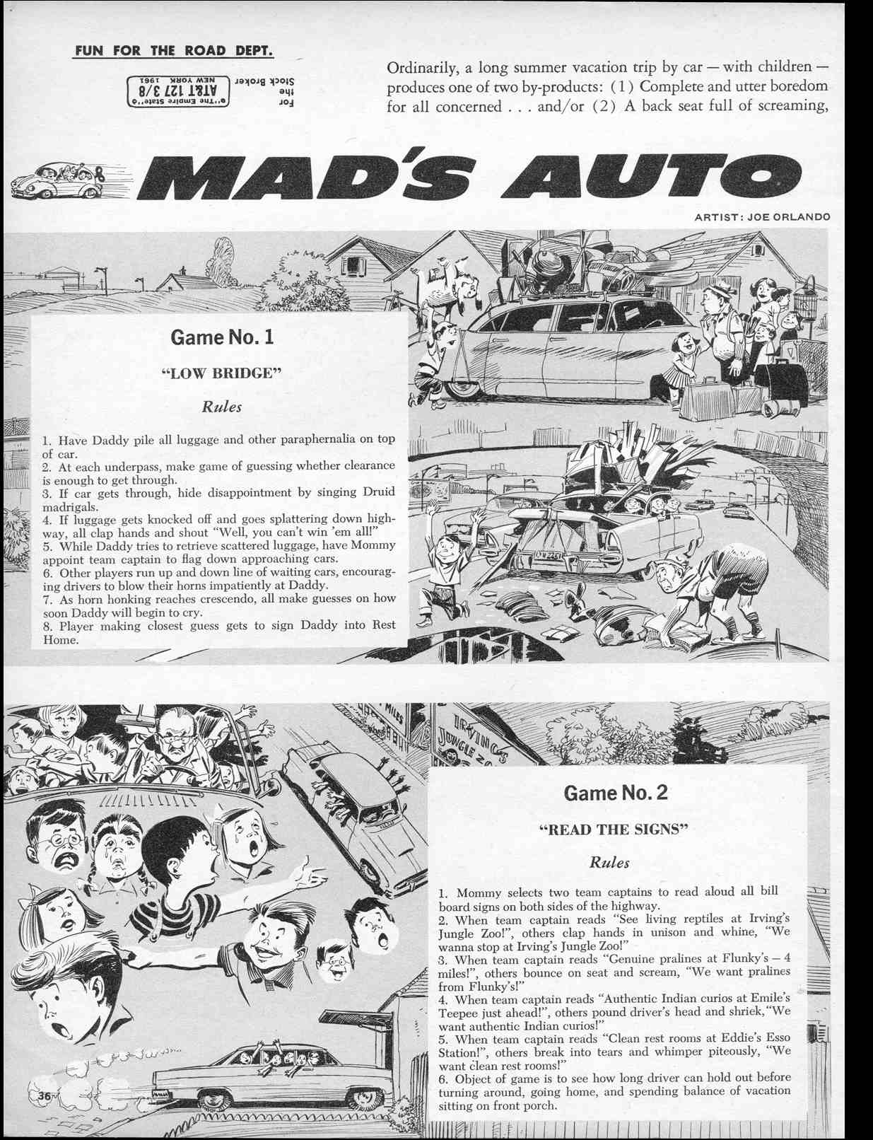 Read online MAD comic -  Issue #65 - 38