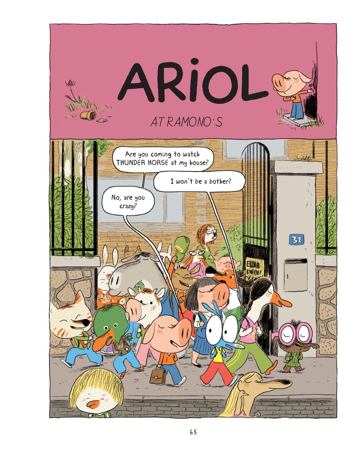 Read online Ariol comic -  Issue # TPB 3 - 67
