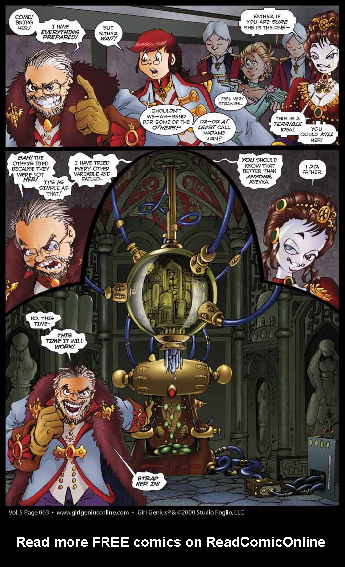 Read online Girl Genius (2002) comic -  Issue #5 - 63