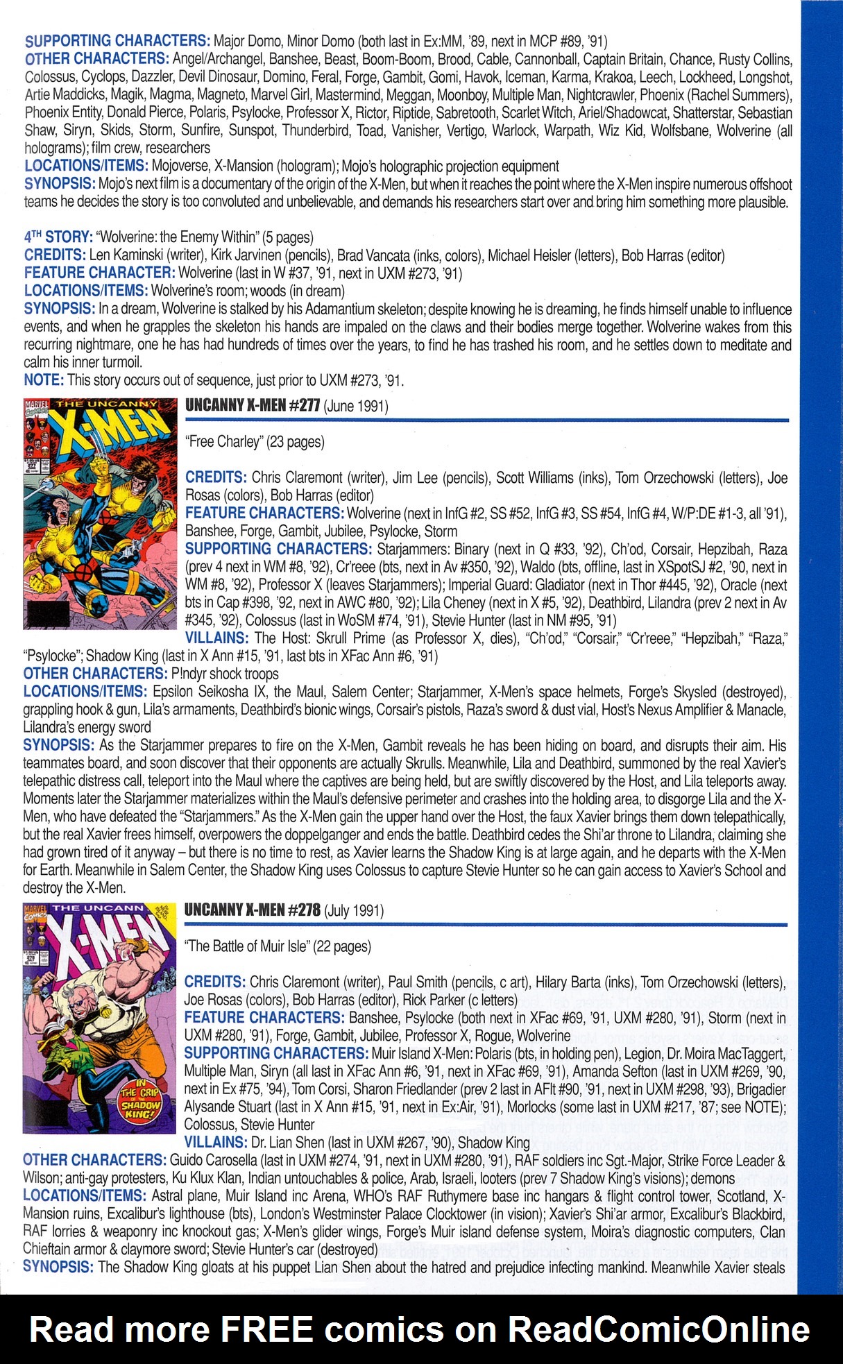 Read online Official Index to the Marvel Universe comic -  Issue #7 - 51