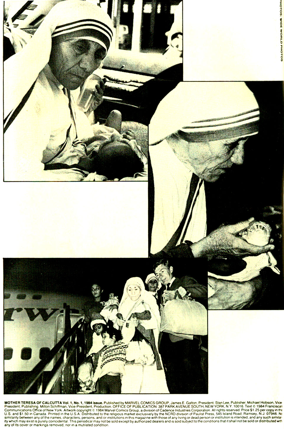 Read online Mother Teresa of Calcutta comic -  Issue # Full - 2