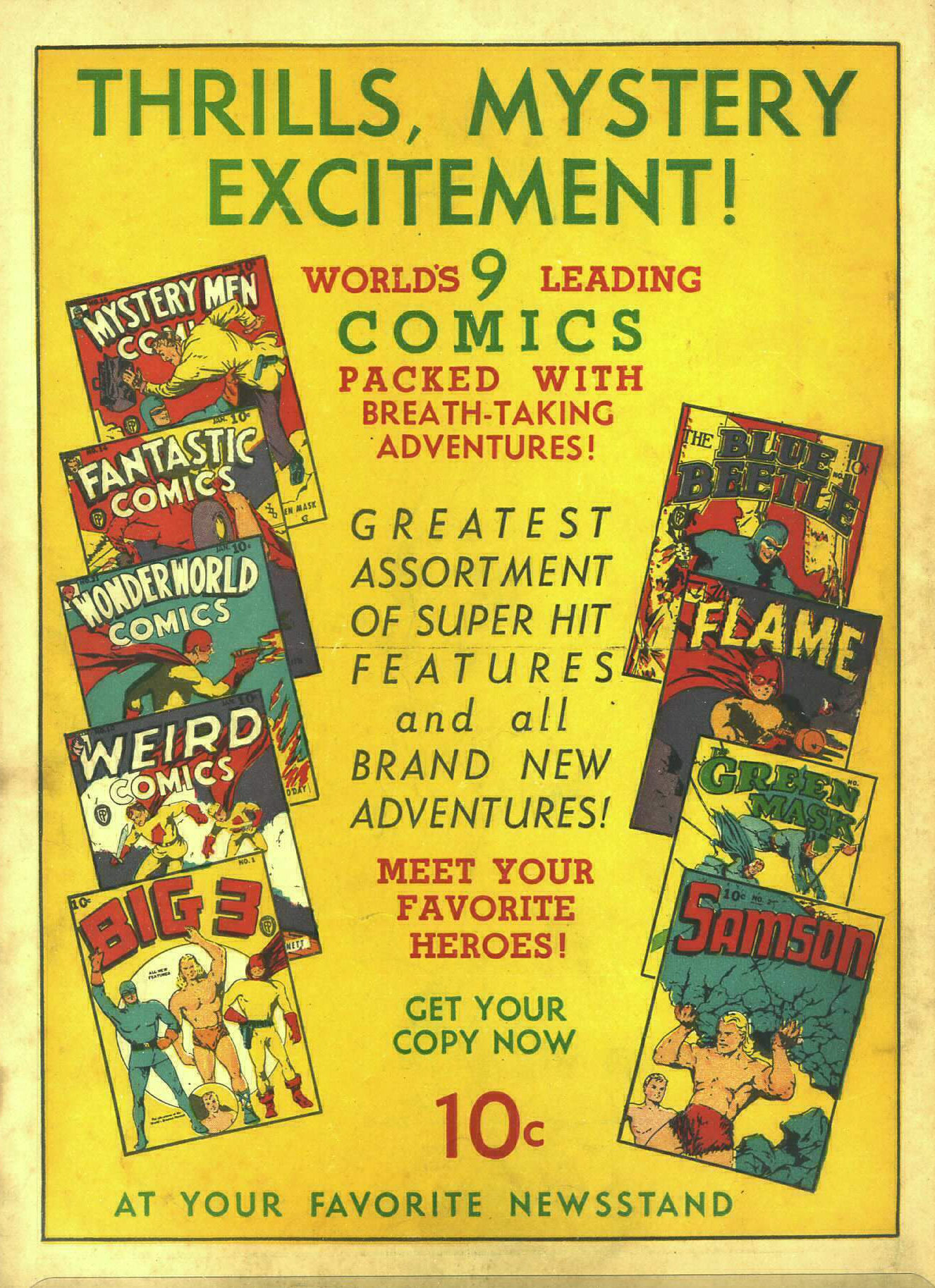 Read online Samson (1940) comic -  Issue #2 - 68