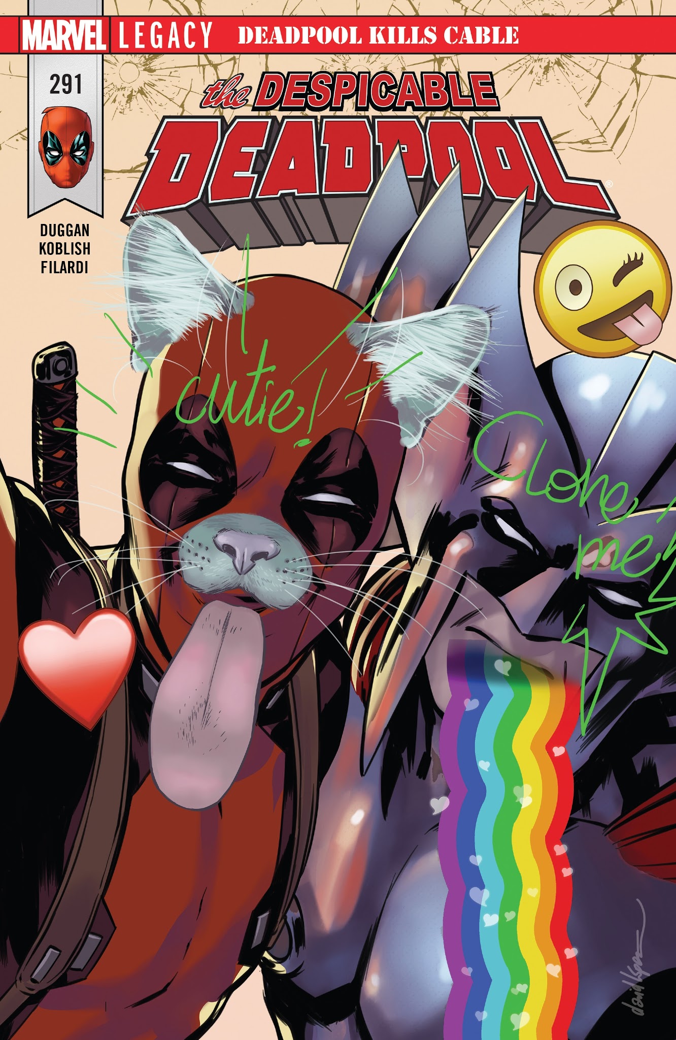Read online Despicable Deadpool comic -  Issue #291 - 1