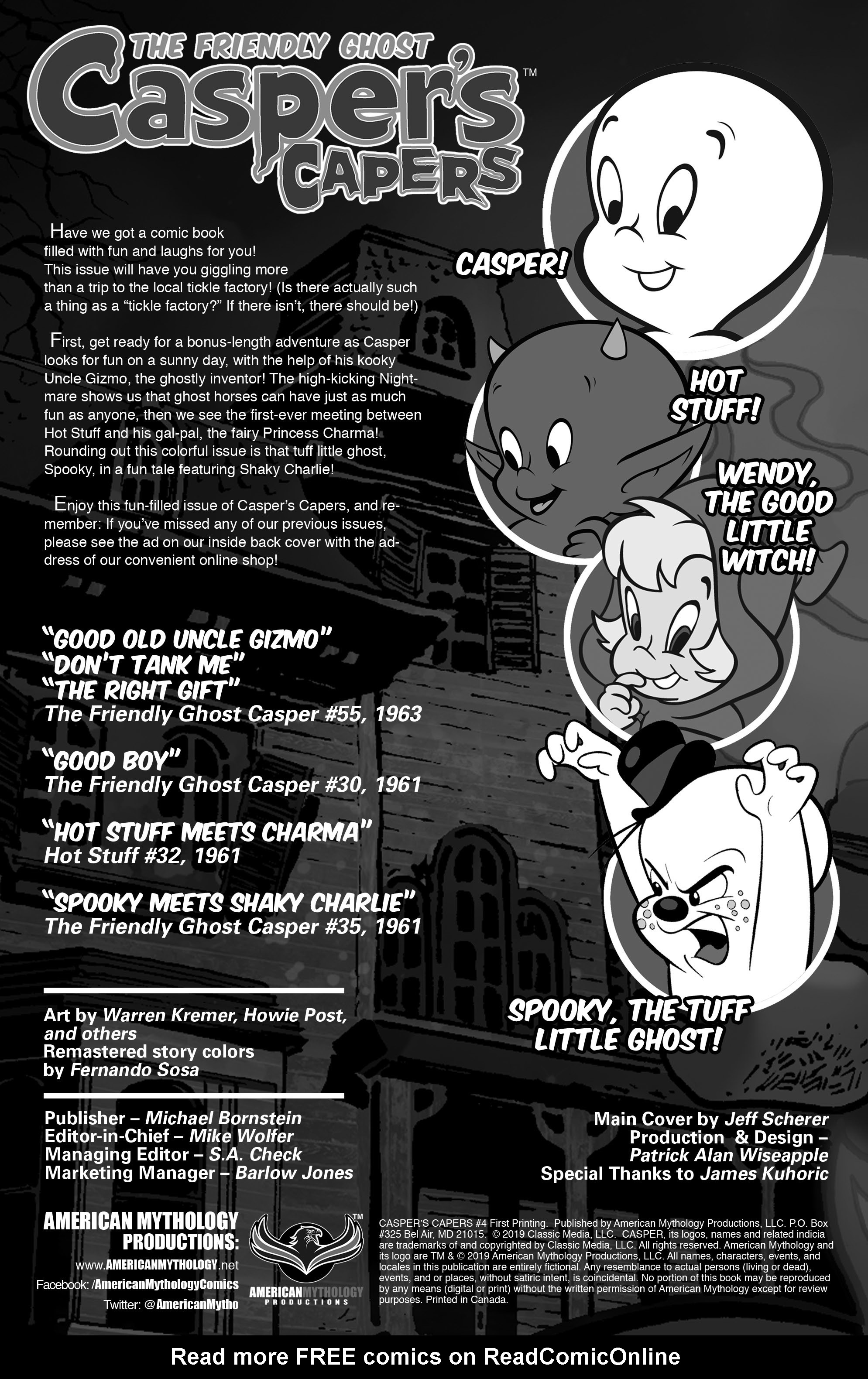 Read online Casper's Capers comic -  Issue #4 - 2