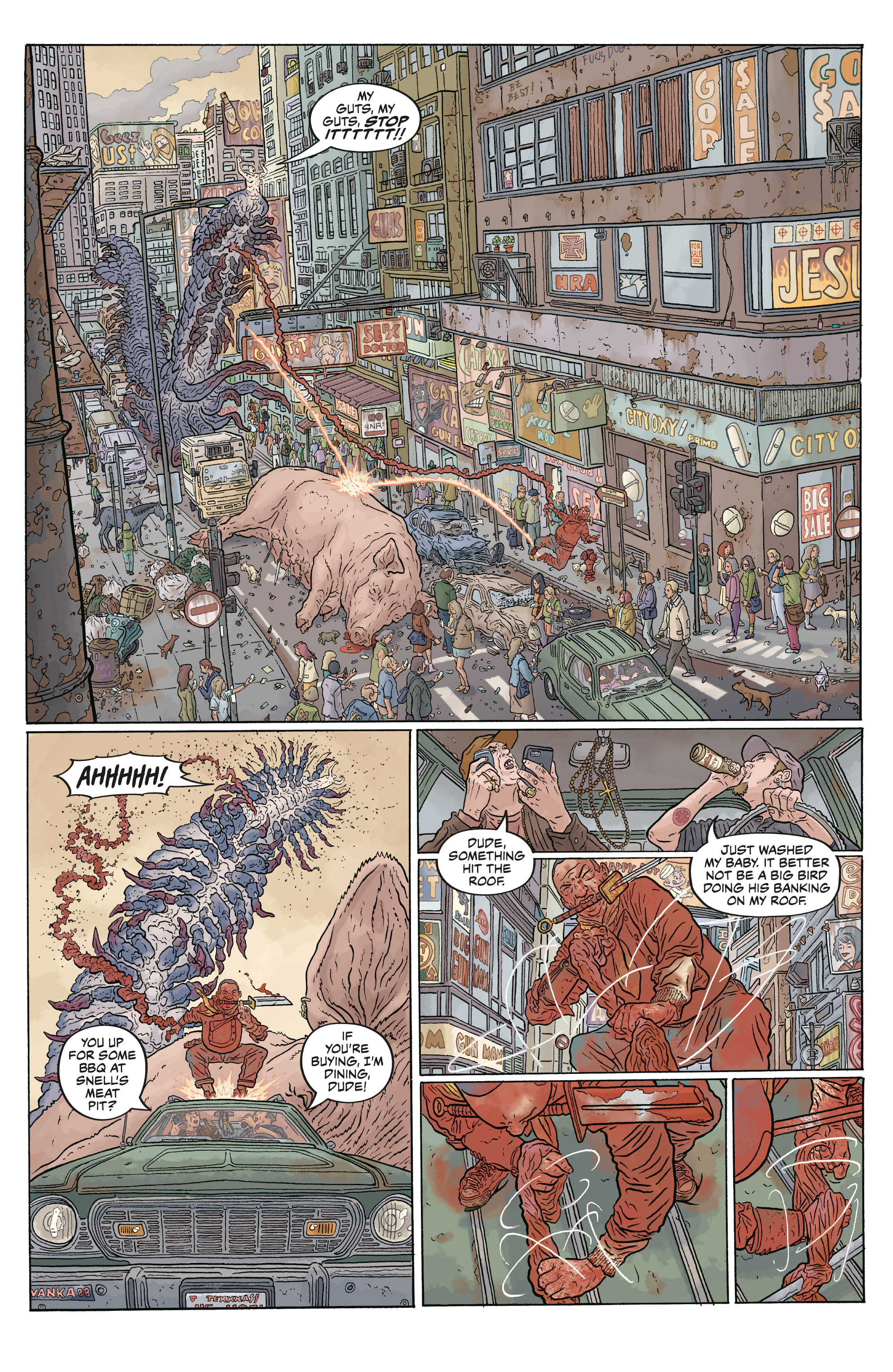 Read online Shaolin Cowboy: Cruel to Be Kin comic -  Issue #7 - 9