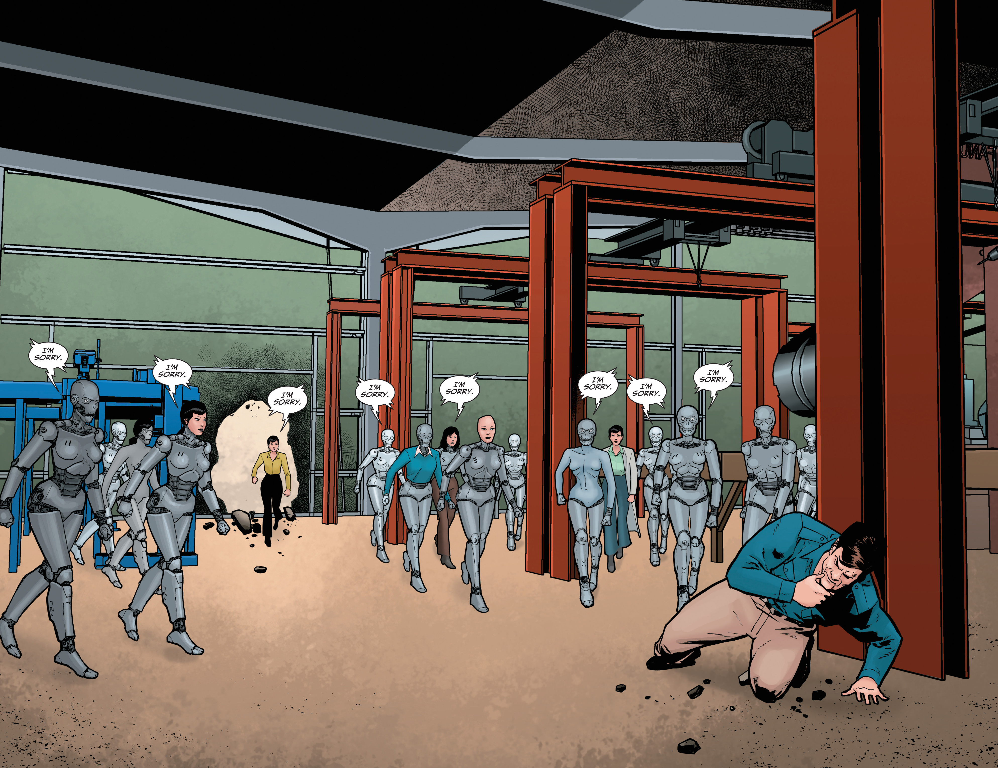 Read online The Six Million Dollar Man: Fall of Man comic -  Issue #4 - 18