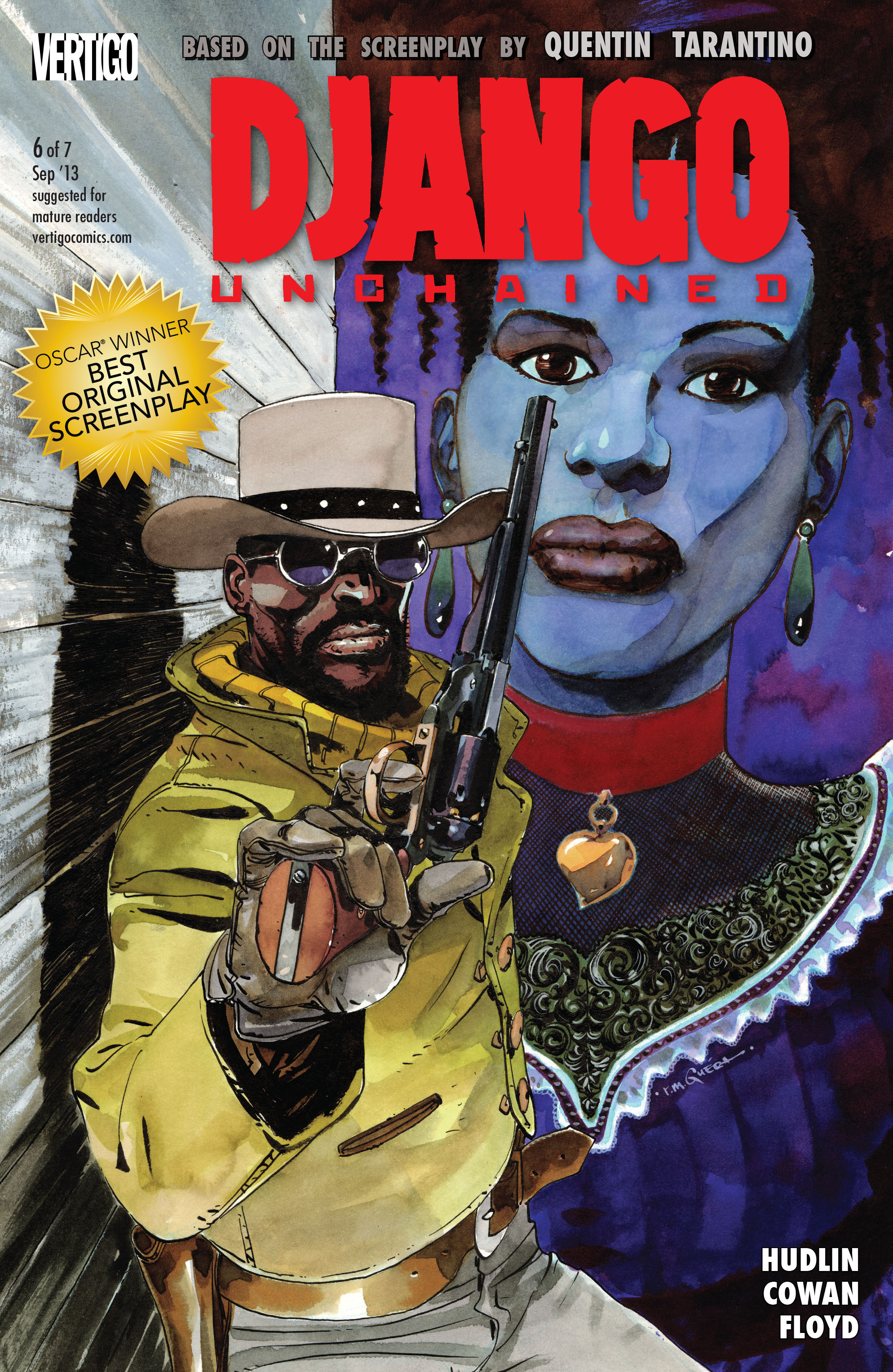 Read online Django Unchained comic -  Issue #6 - 1