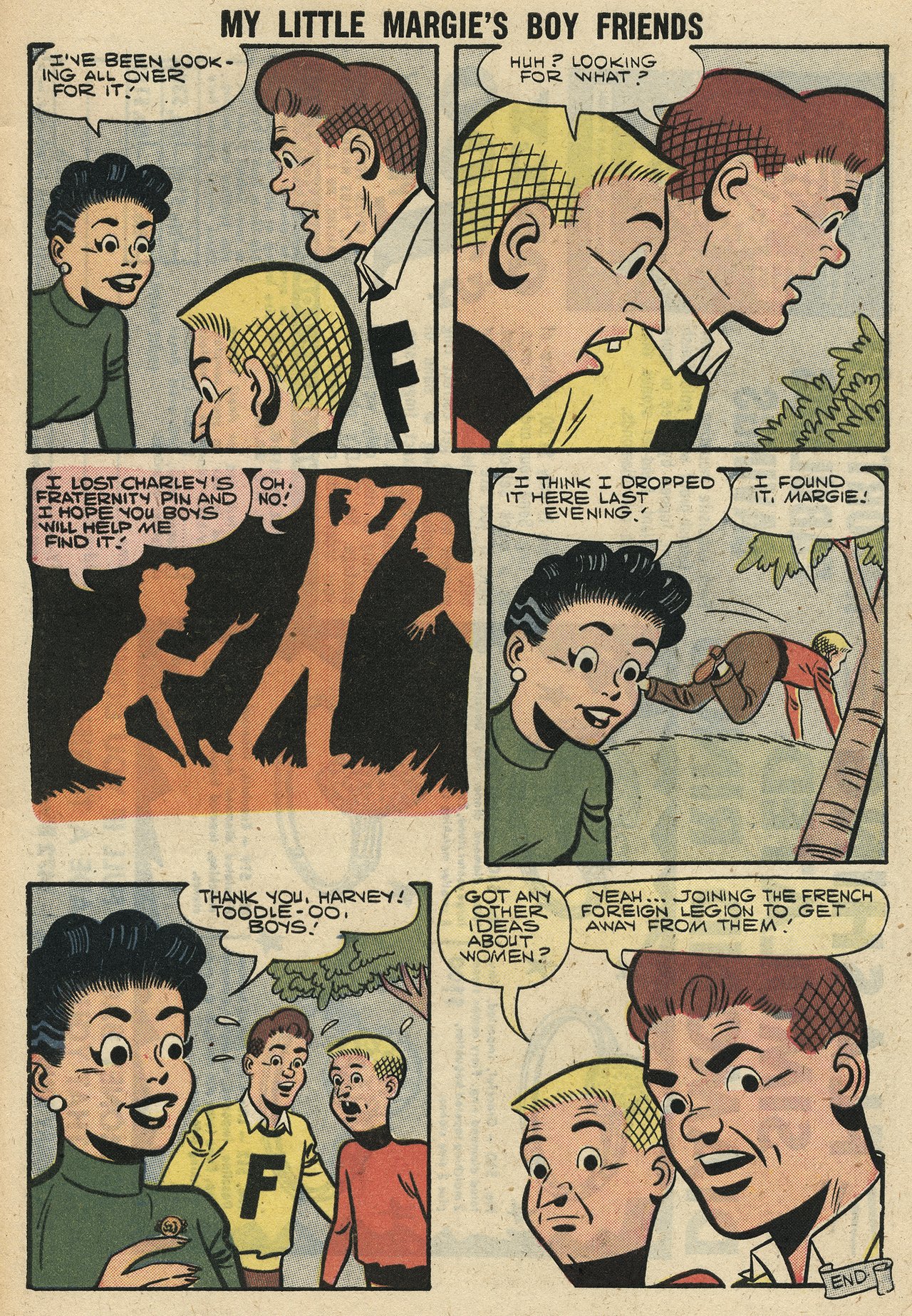Read online My Little Margie's Boy Friends comic -  Issue #11 - 33