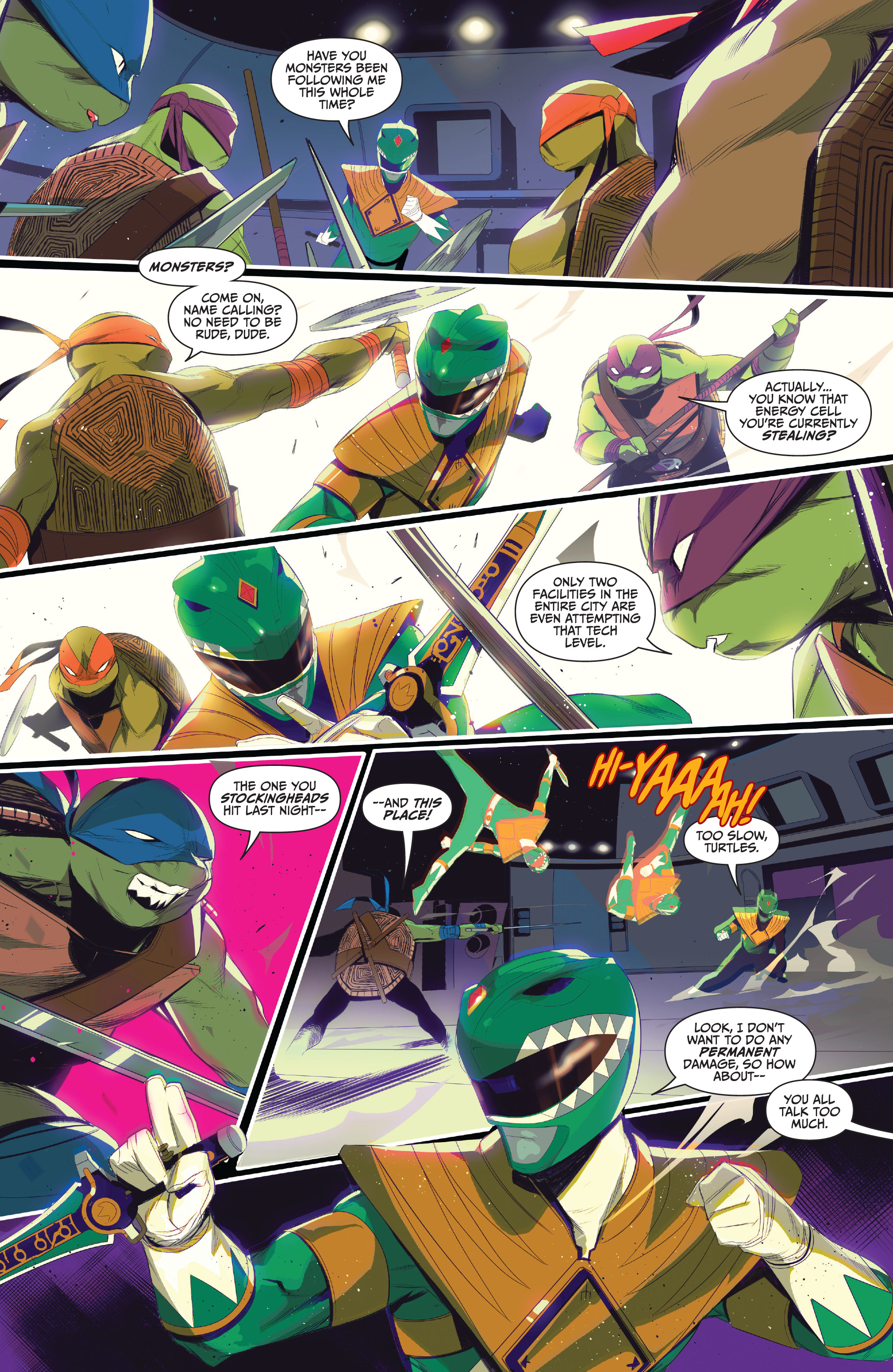 Read online Mighty Morphin Power Rangers: Teenage Mutant Ninja Turtles comic -  Issue #1 - 19
