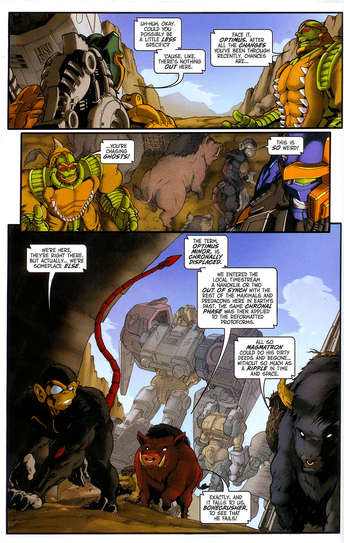 Read online Transformers, Beast Wars The Gathering comic Issue 3