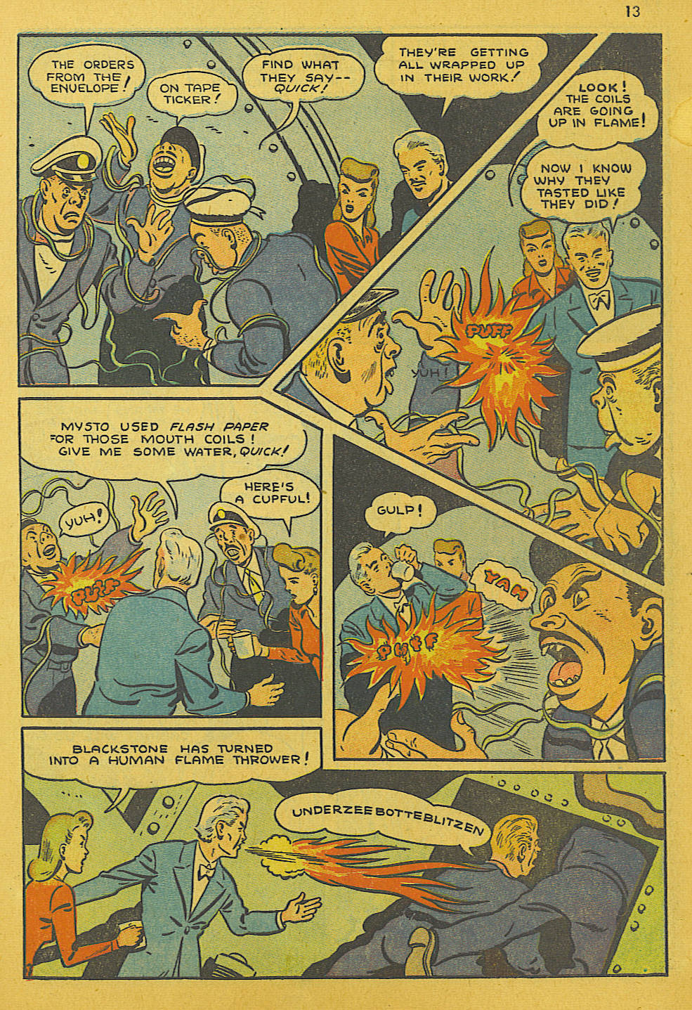 Read online Super-Magician Comics comic -  Issue #10 - 13