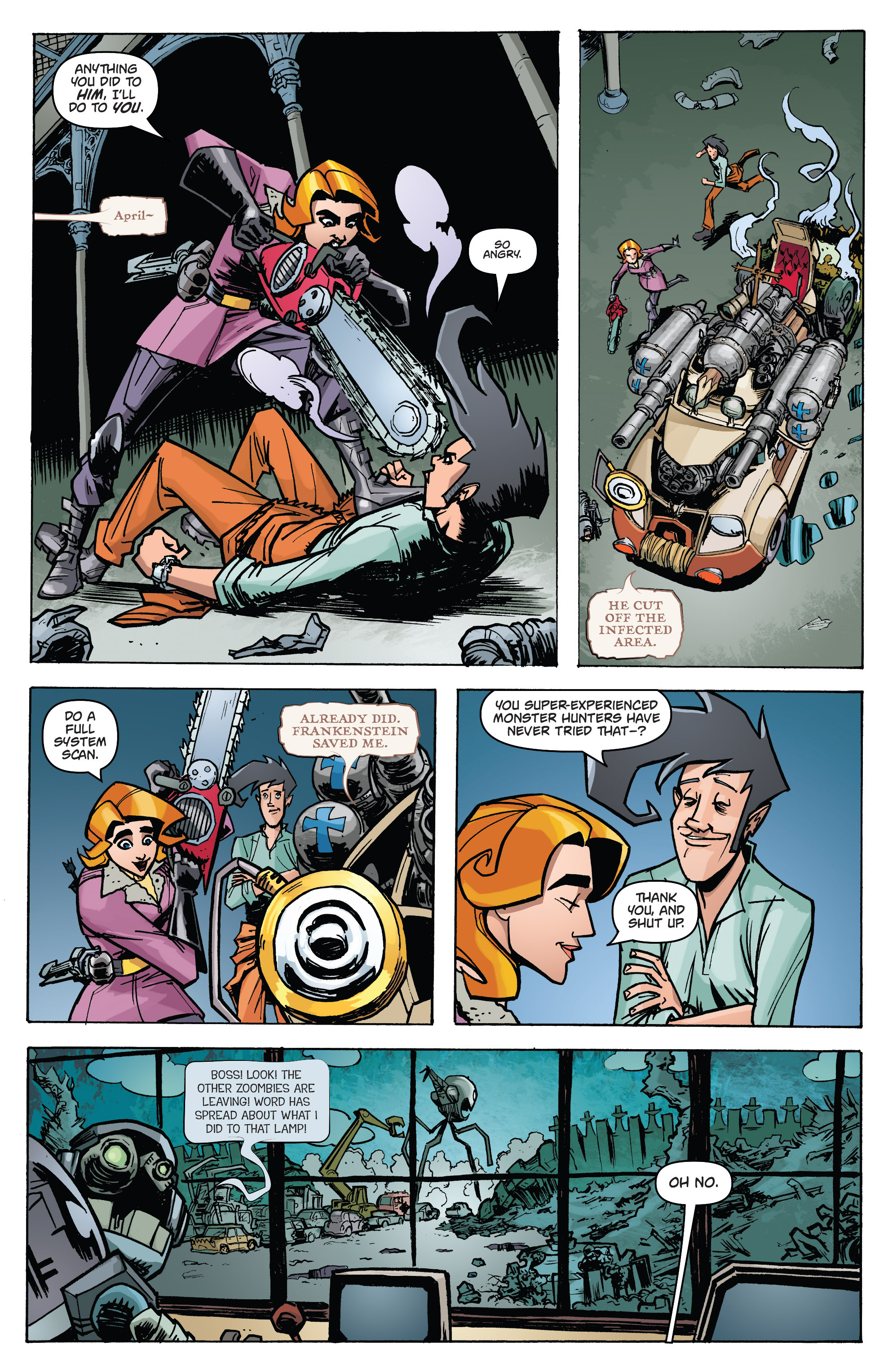 Read online Monster Motors: The Curse of Minivan Helsing comic -  Issue #2 - 13