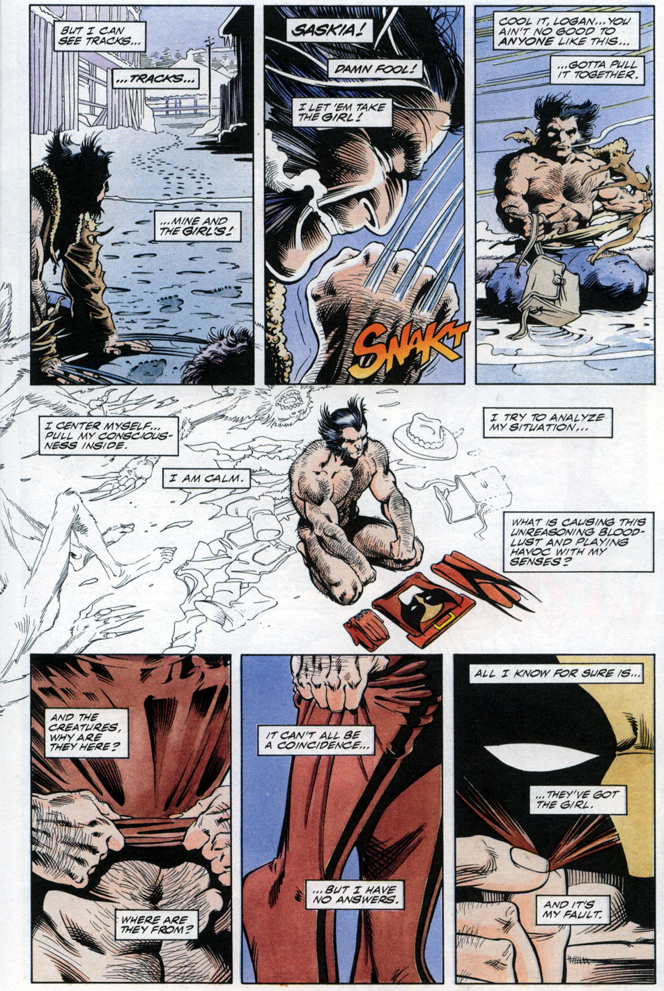 Read online Marvel Graphic Novel comic -  Issue #65 - Wolverine - Bloodlust - 13
