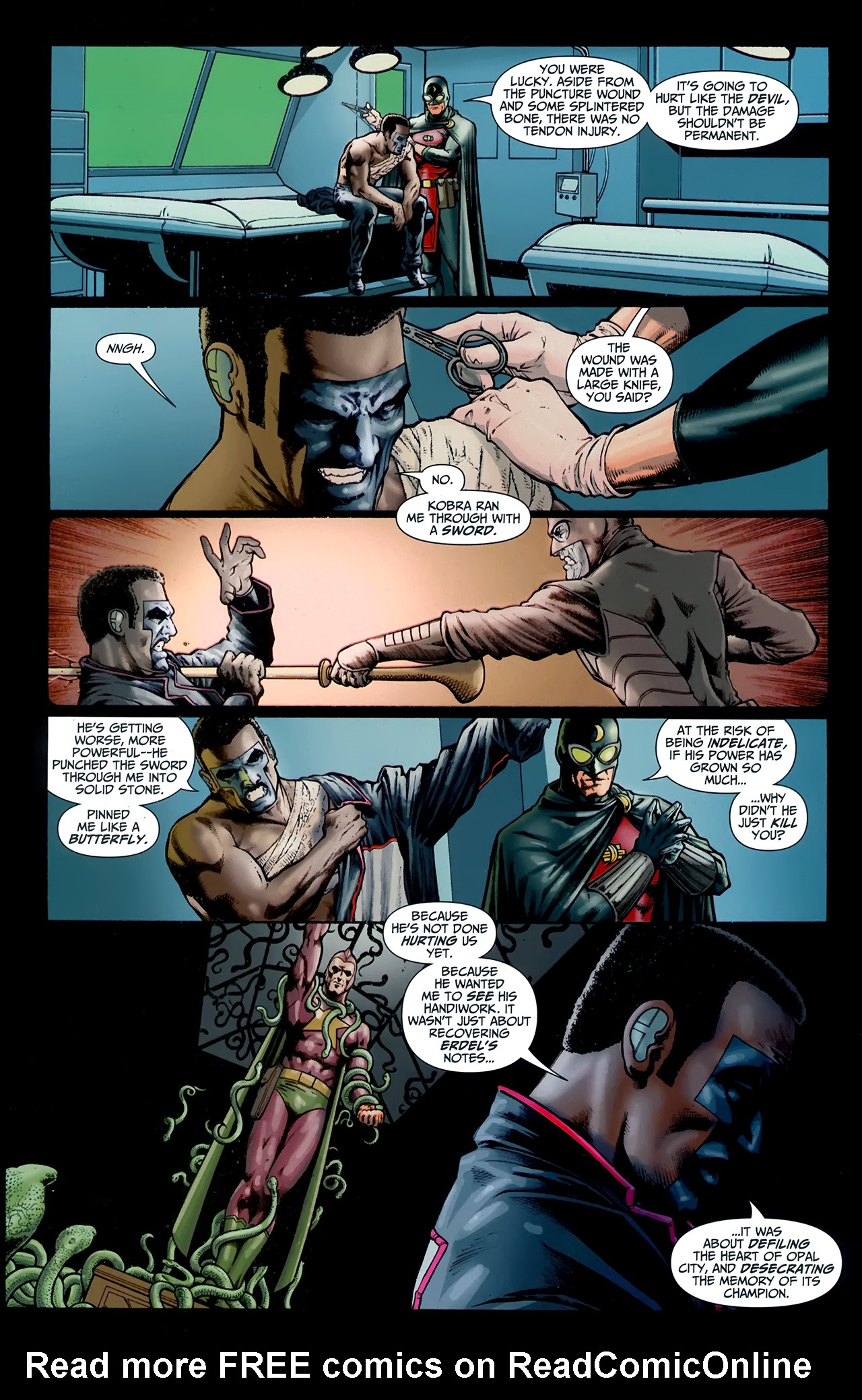 Read online JSA vs. Kobra comic -  Issue #4 - 4