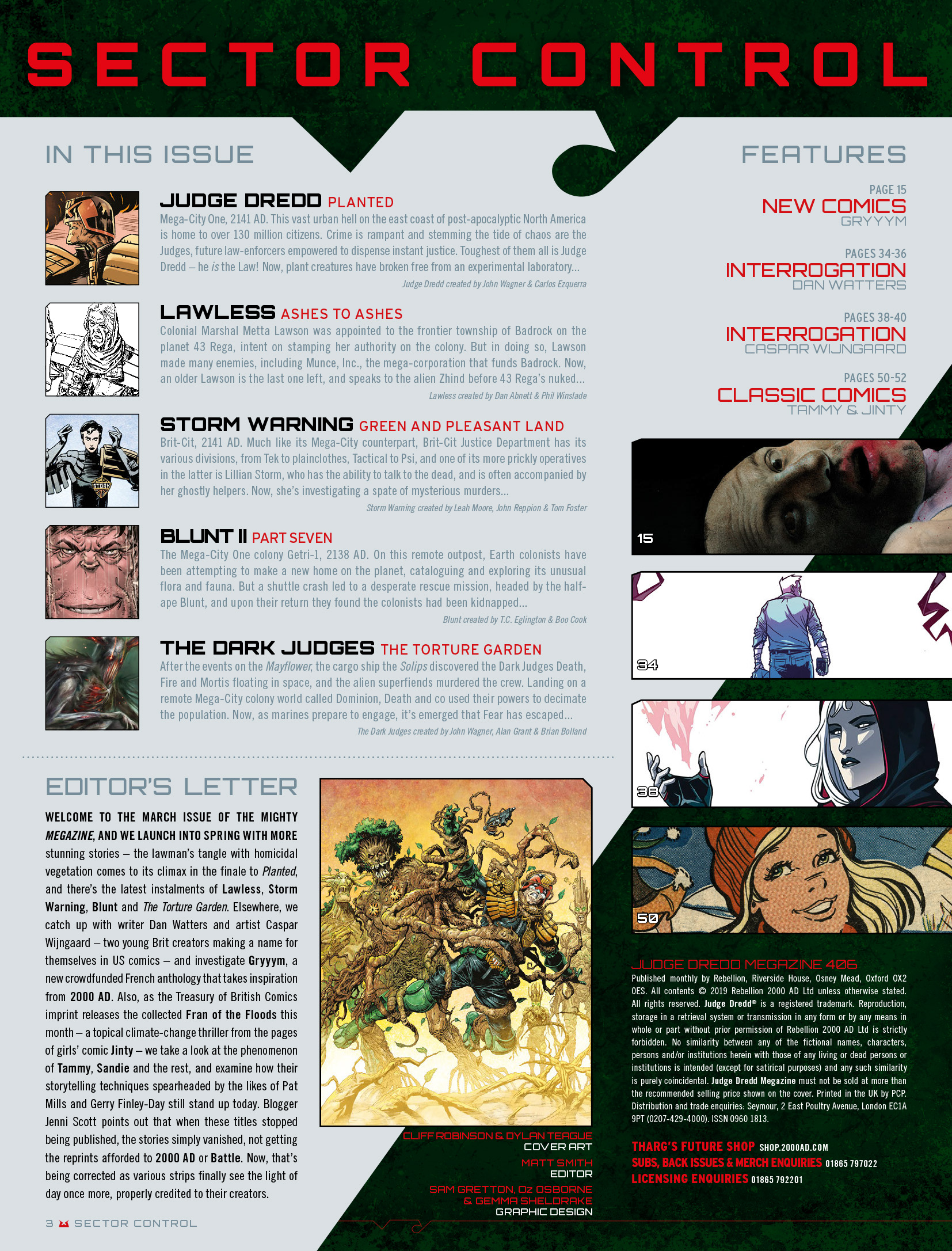 Read online Judge Dredd Megazine (Vol. 5) comic -  Issue #406 - 3