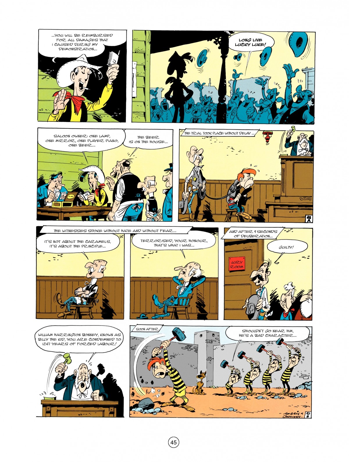 Read online A Lucky Luke Adventure comic -  Issue #1 - 47