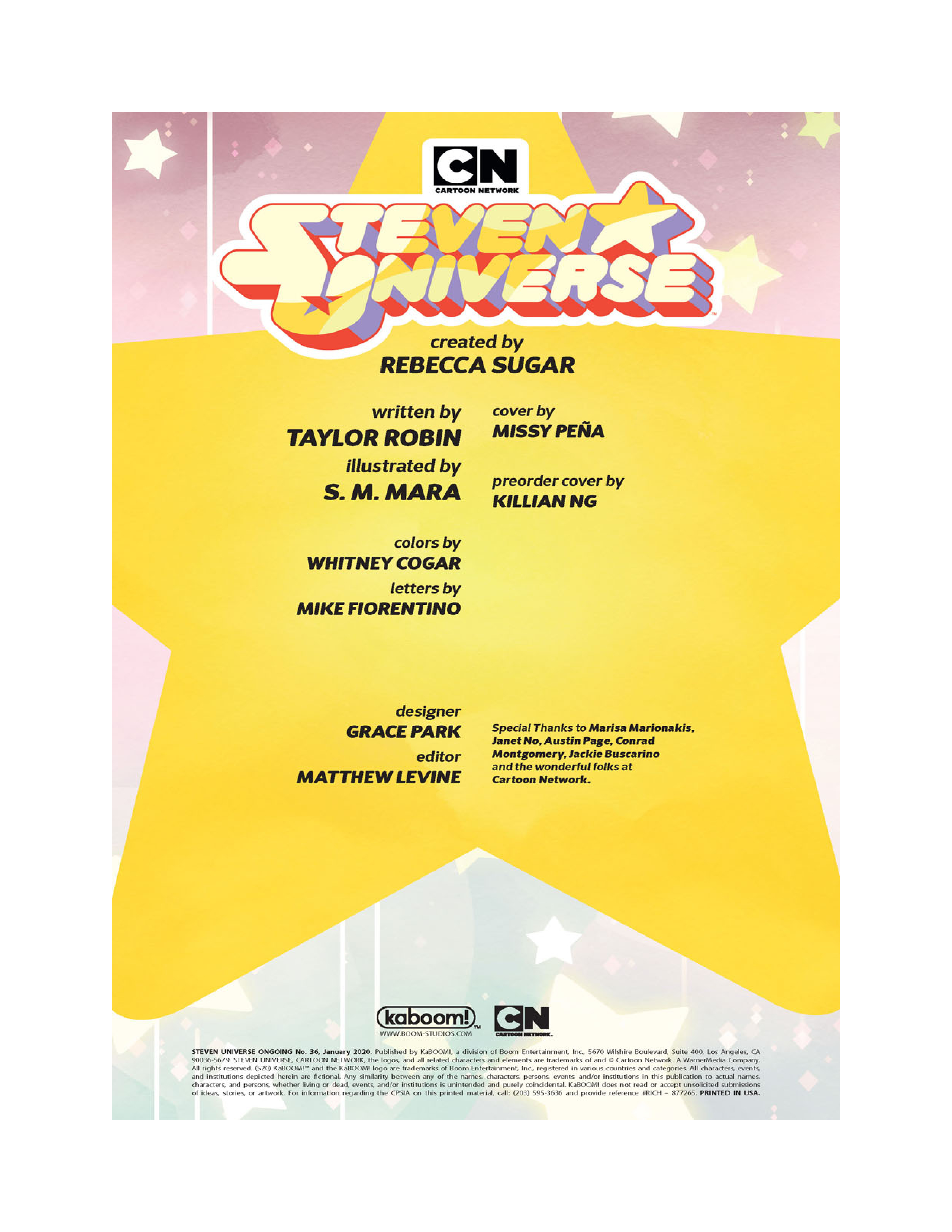 Read online Steven Universe Ongoing comic -  Issue #36 - 2