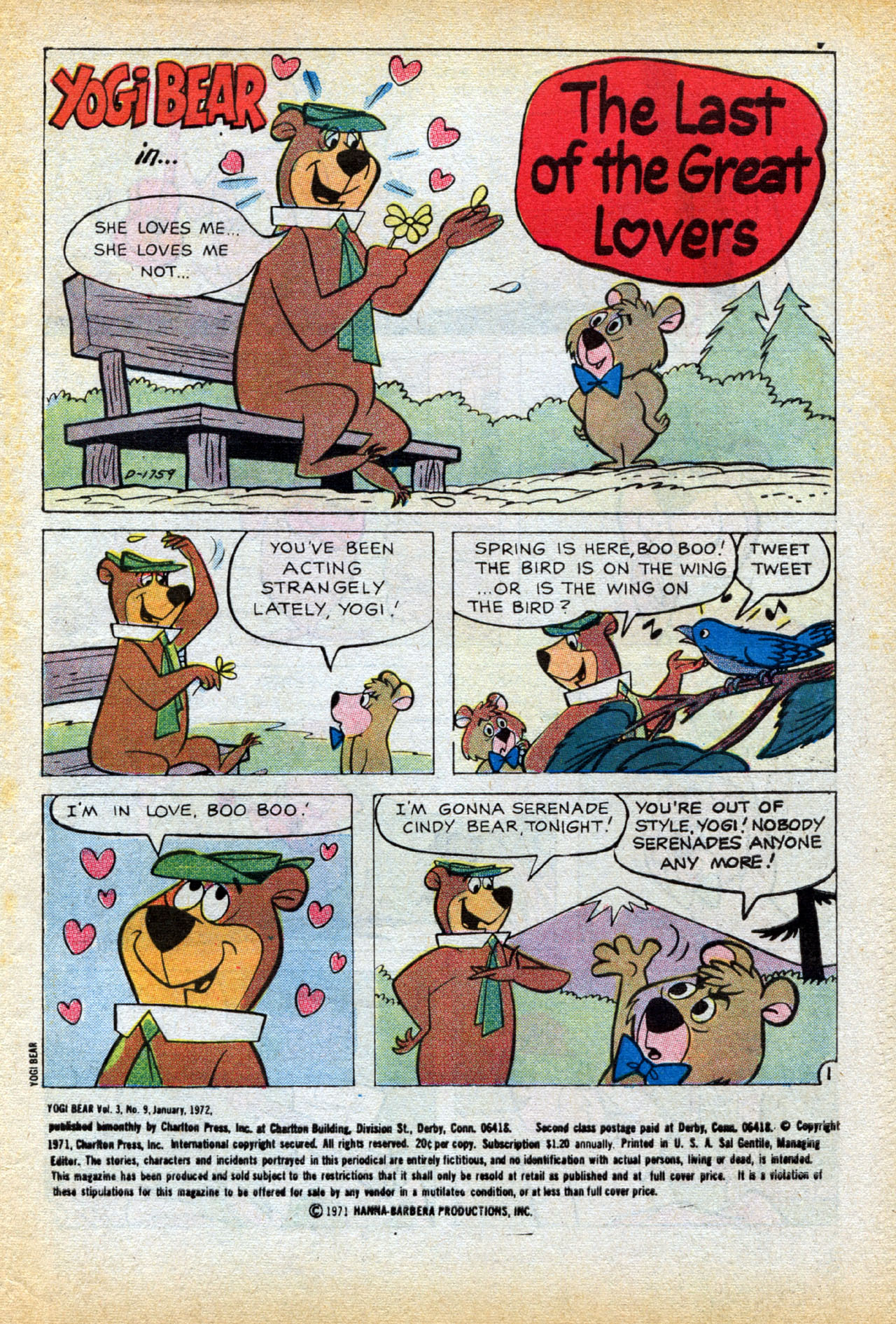 Read online Yogi Bear (1970) comic -  Issue #9 - 3