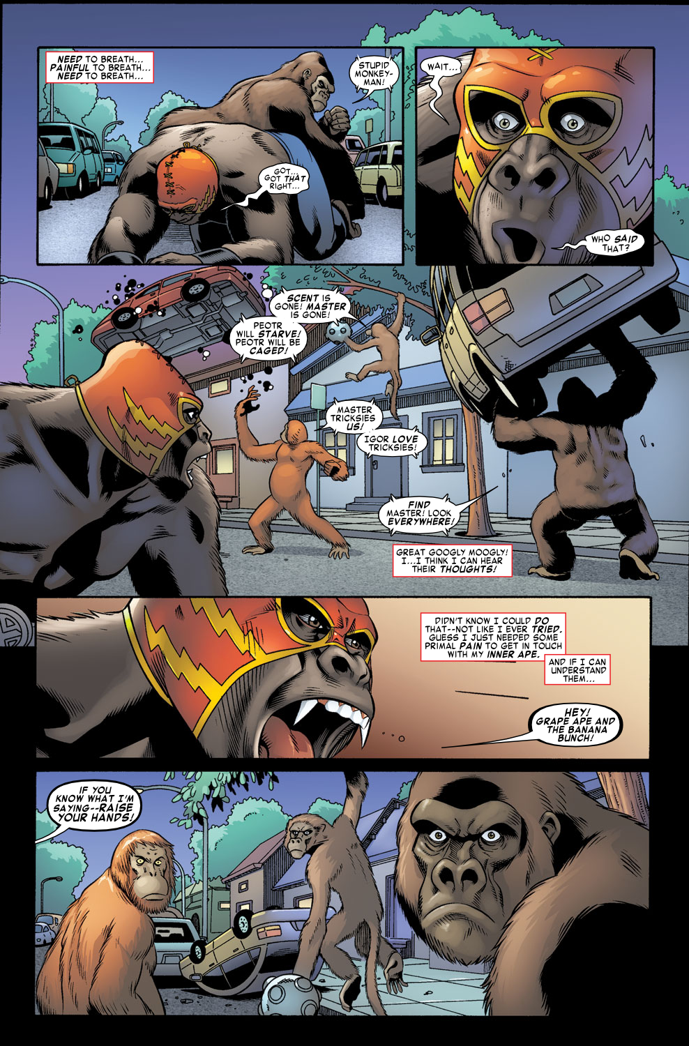 Read online Marvel Apes: Grunt Line Special comic -  Issue # Full - 4