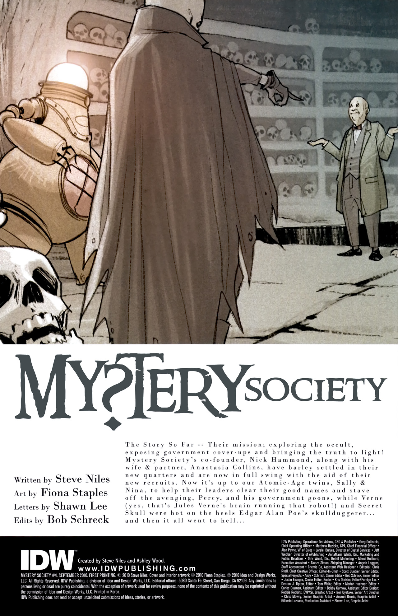 Read online Mystery Society comic -  Issue #4 - 2