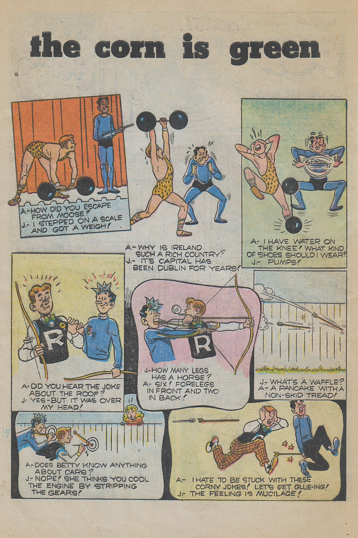 Read online Archie's Joke Book Magazine comic -  Issue #18 - 32