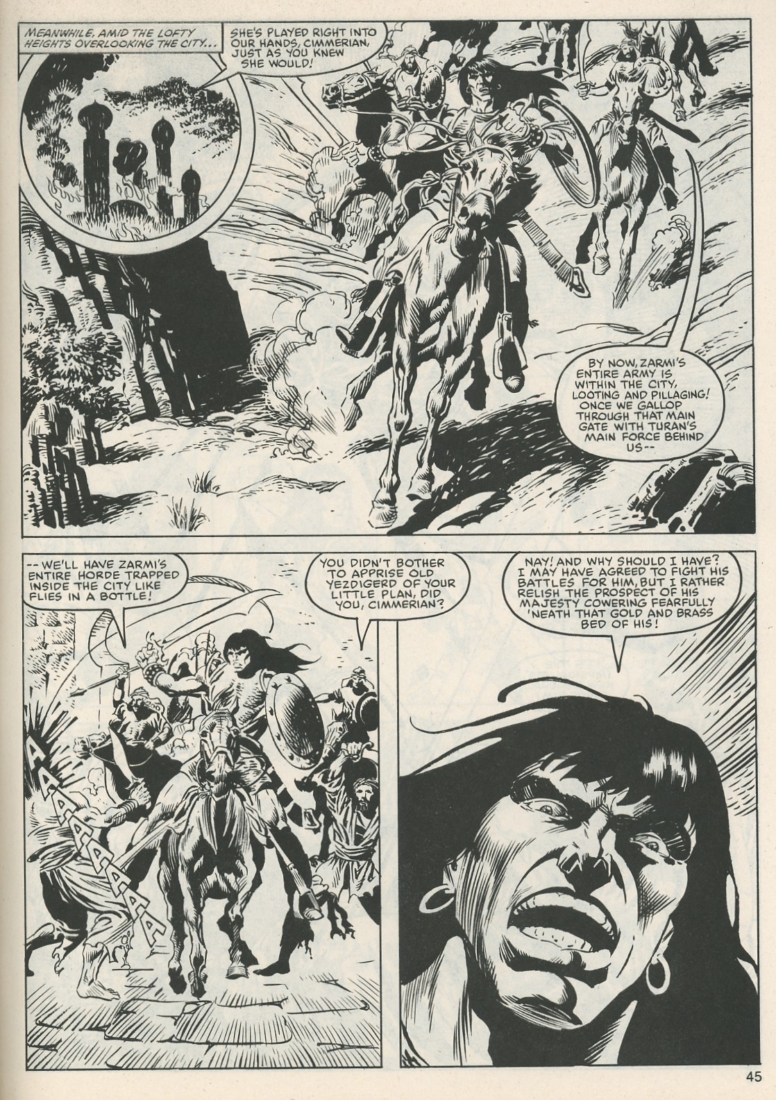 Read online The Savage Sword Of Conan comic -  Issue #112 - 46