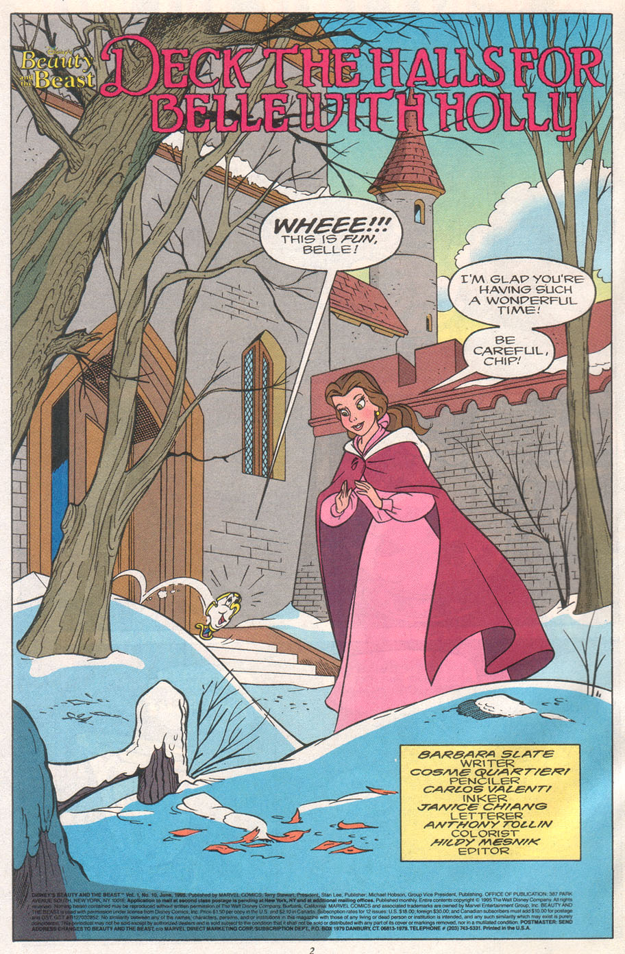 Read online Disney's Beauty and the Beast comic -  Issue #10 - 4