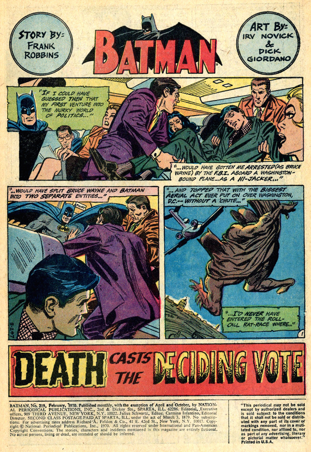 Read online Batman (1940) comic -  Issue #219 - 3