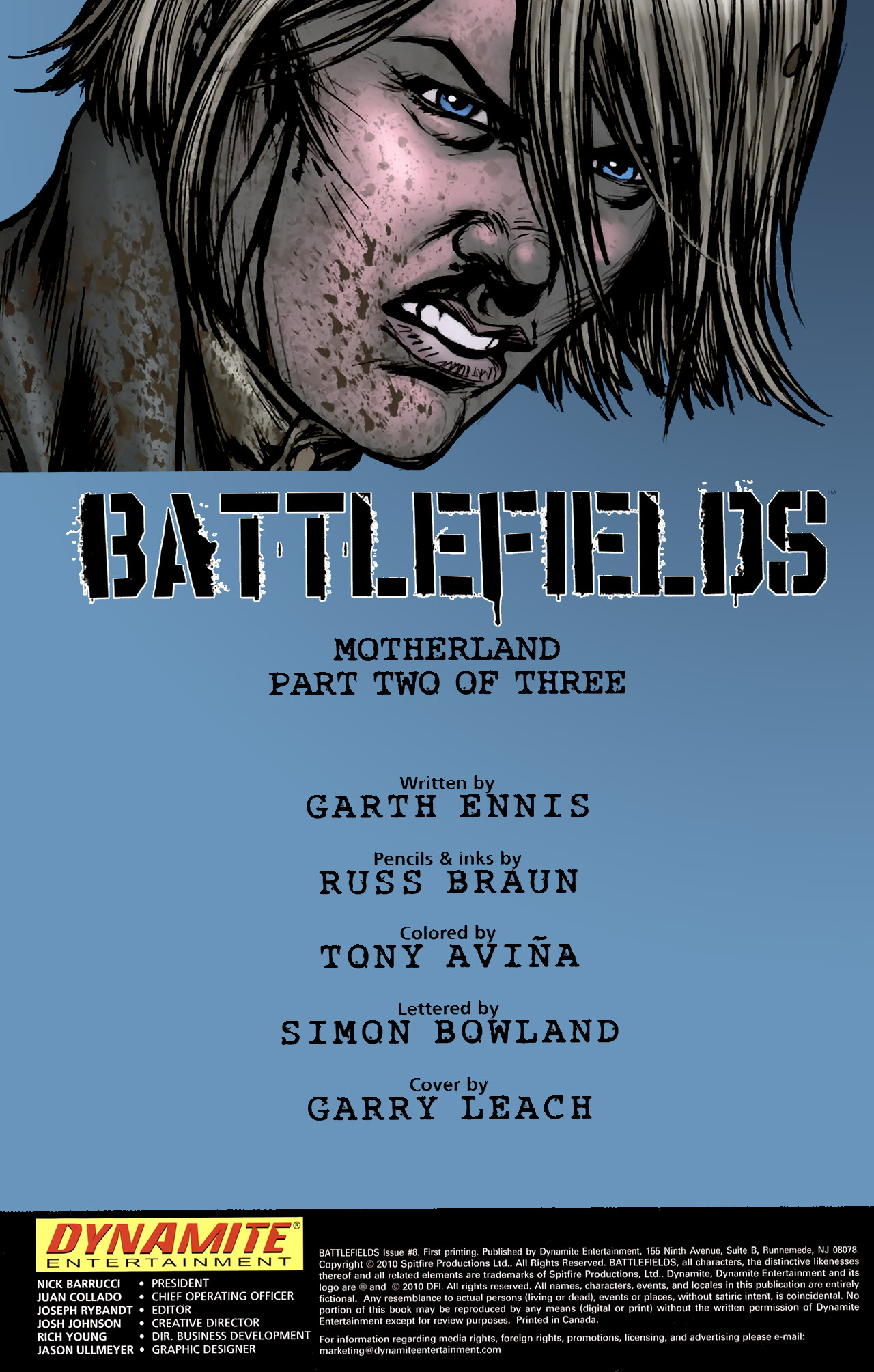Read online Battlefields (2010) comic -  Issue #8 - 2